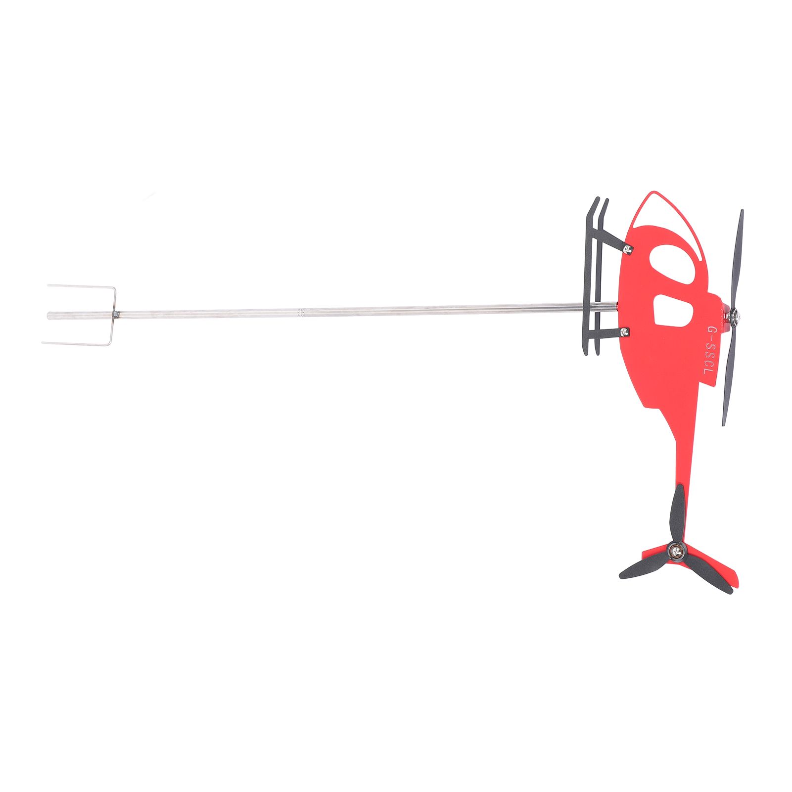 Outdoor Weathervane Red Metal Rotating Airplane Weathervane Wind Direction view 12