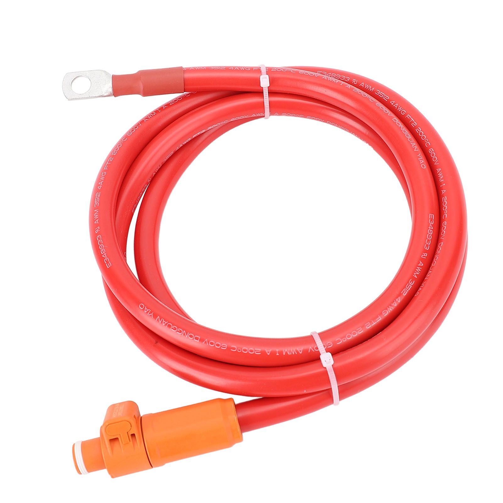4AWG Power Cable Soft Red Straight Plug and SC25 8 Terminal Power Cord for view 10