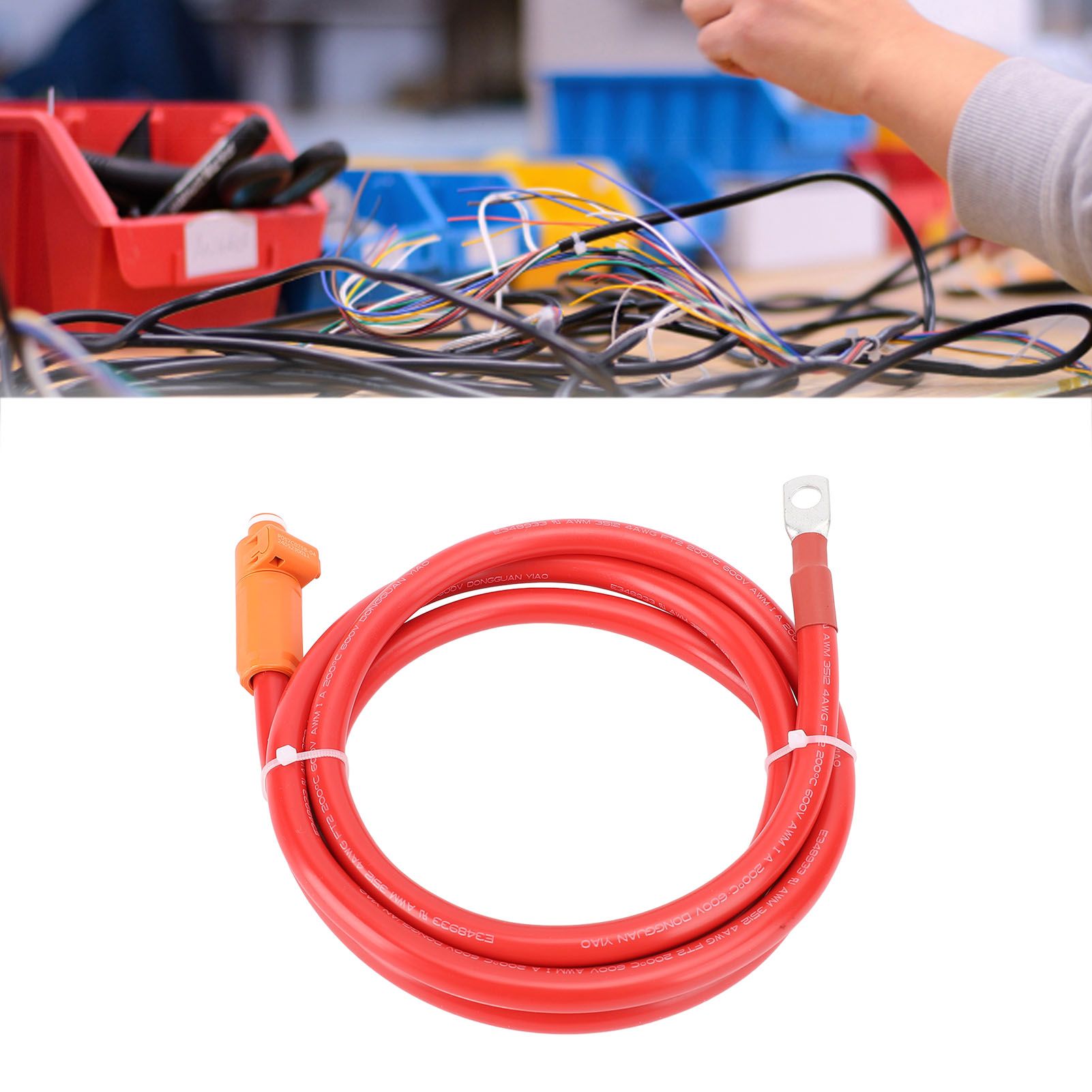 4AWG Power Cable Soft Red Straight Plug and SC25 8 Terminal Power Cord for view 11