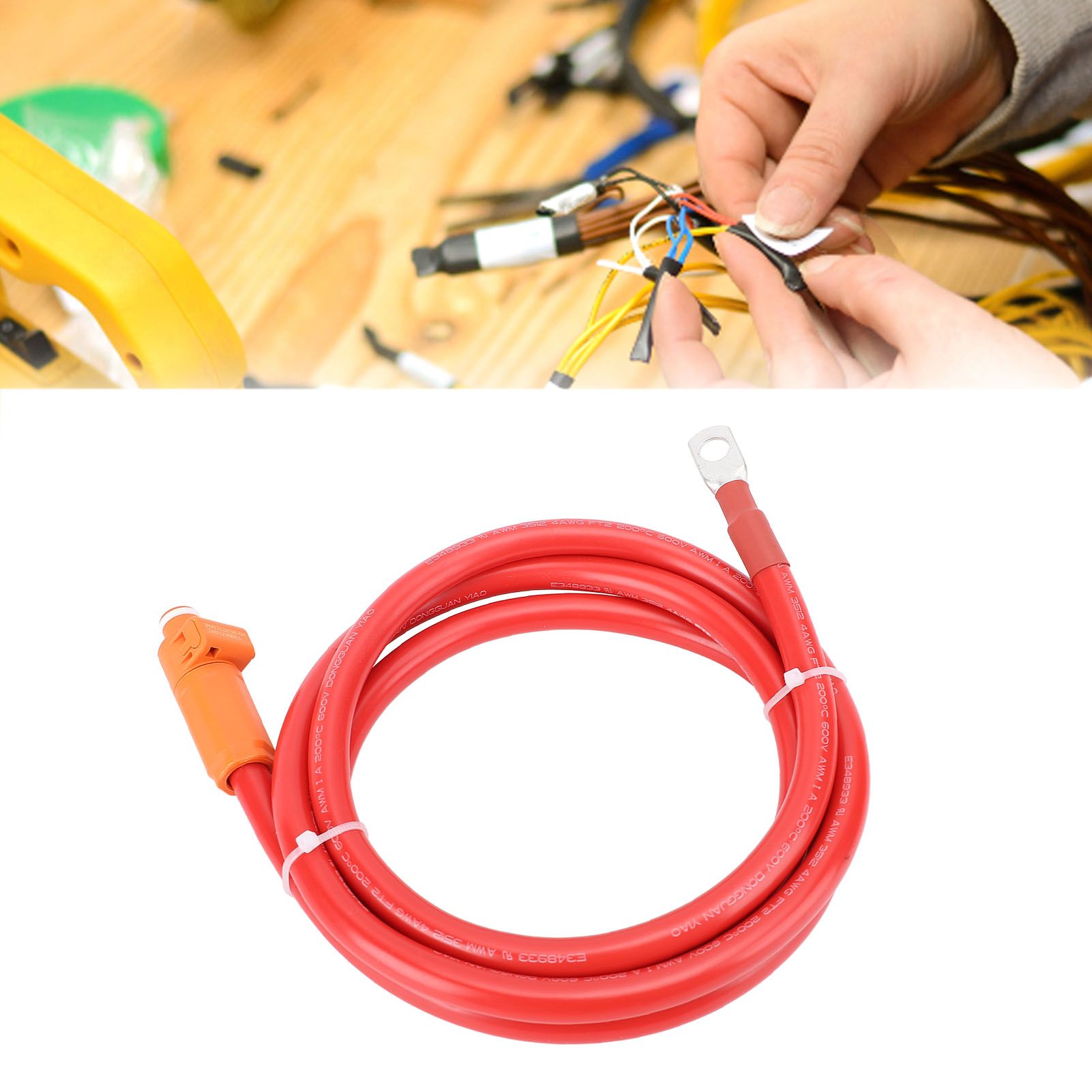 4AWG Power Cable Soft Red Straight Plug and SC25 8 Terminal Power Cord for view 12