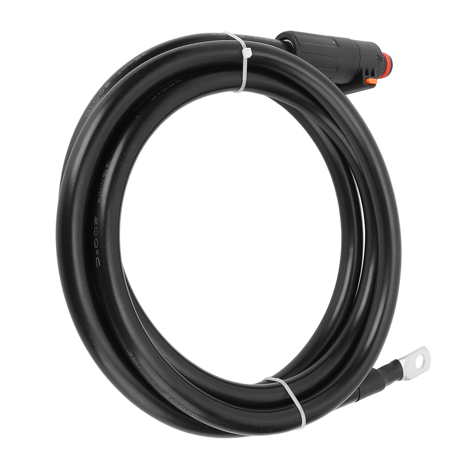 Battery Cable 35mm² Black Straight Plug and SC35-8 Terminal Battery Power view 5