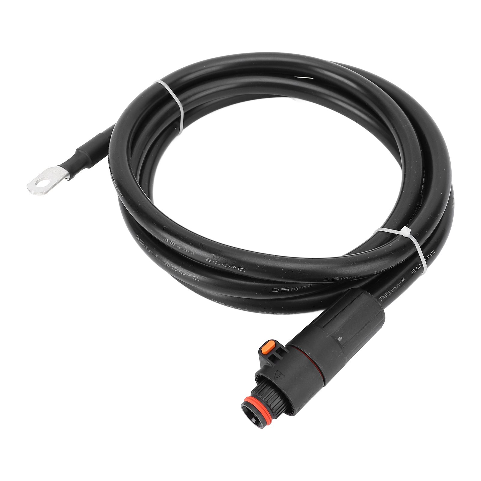 Battery Cable 35mm² Black Straight Plug and SC35-8 Terminal Battery Power view 10