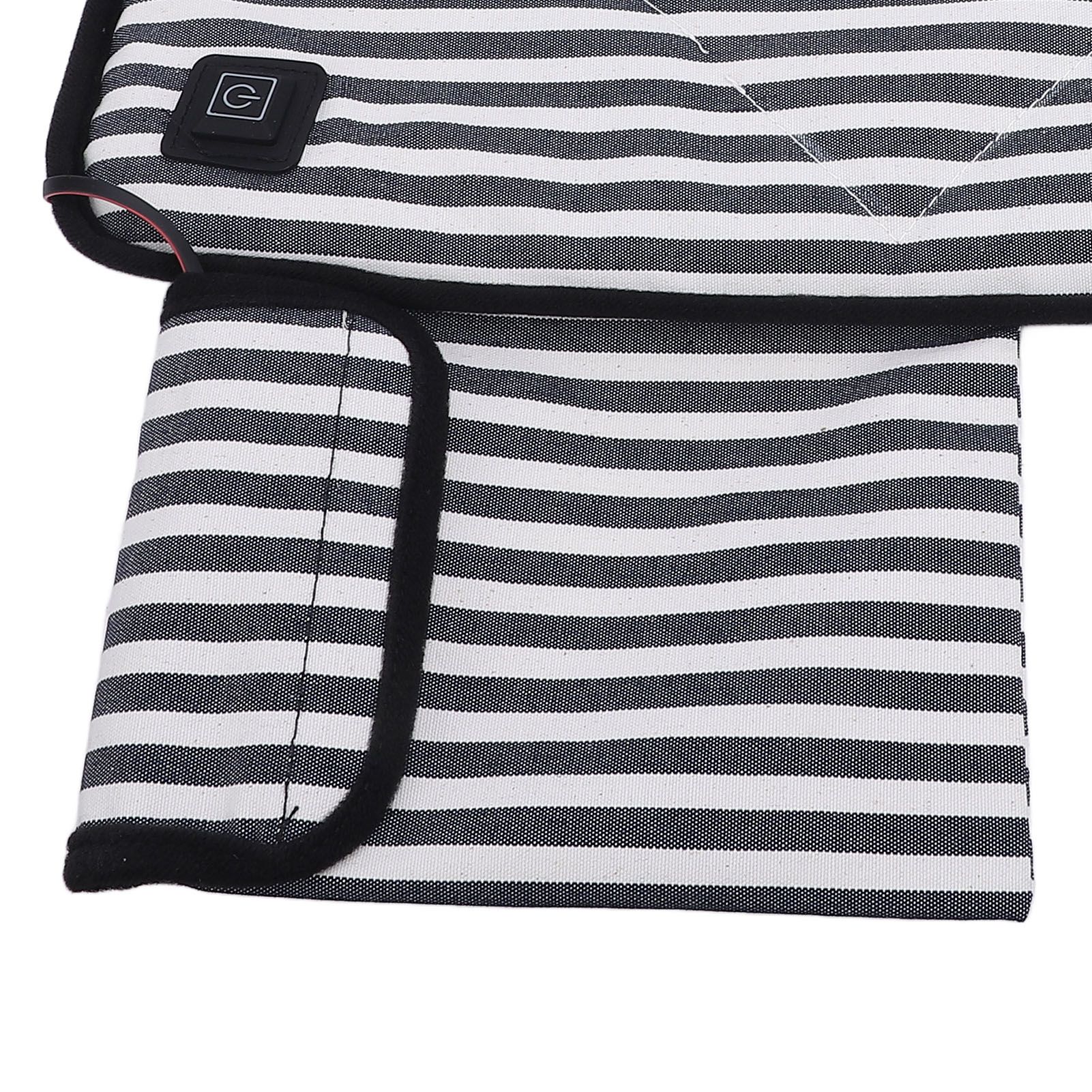 Portable Heated Seat Cushion Canvas USB Adjustable Heating Stadium Seat Pad view 7