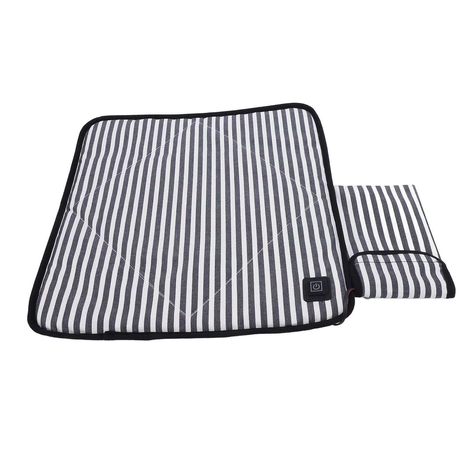 Portable Heated Seat Cushion Canvas USB Adjustable Heating Stadium Seat Pad view 8