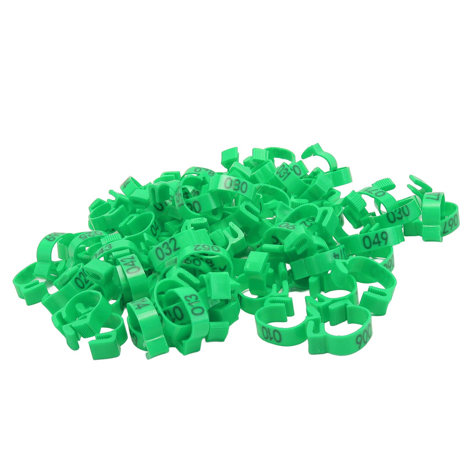 100PCS Chicken Leg Bands 20mm 001 to 100 Numbered Poultry Identification Leg view 6
