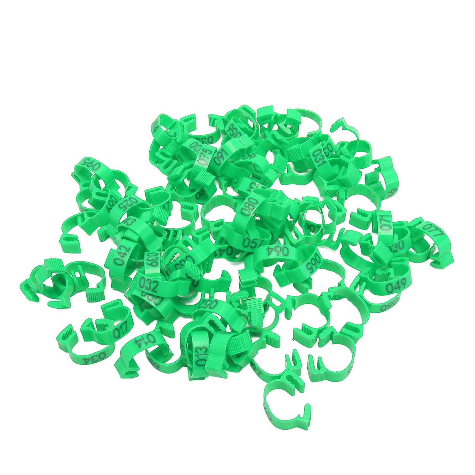 100PCS Chicken Leg Bands 20mm 001 to 100 Numbered Poultry Identification Leg view 8
