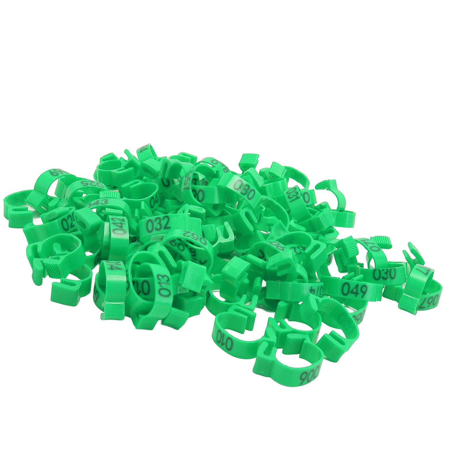 100PCS Chicken Leg Bands 20mm 001 to 100 Numbered Poultry Identification Leg view 9
