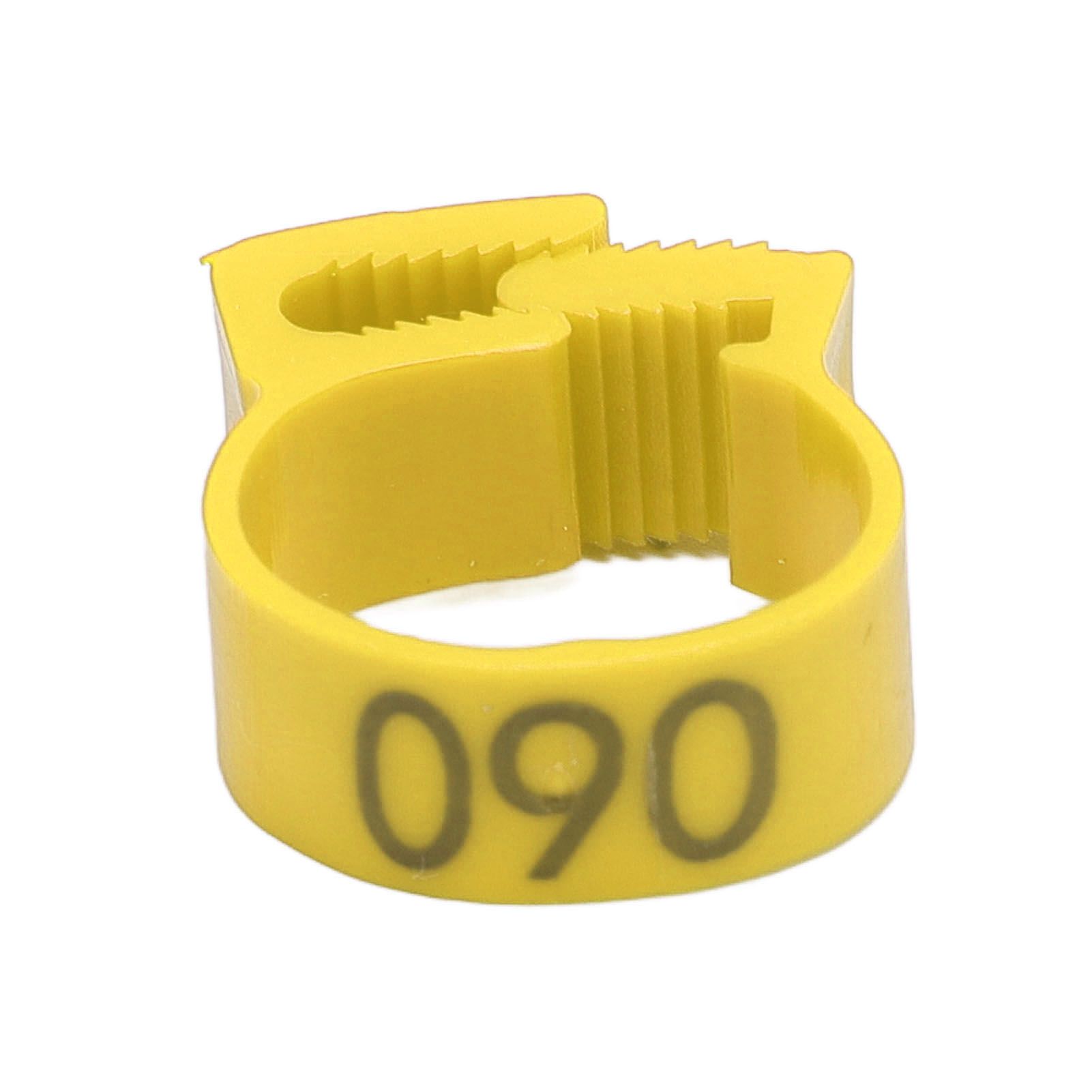 100PCS Chicken Leg Bands 20mm 001 to 100 Numbered Poultry Identification Leg view 5