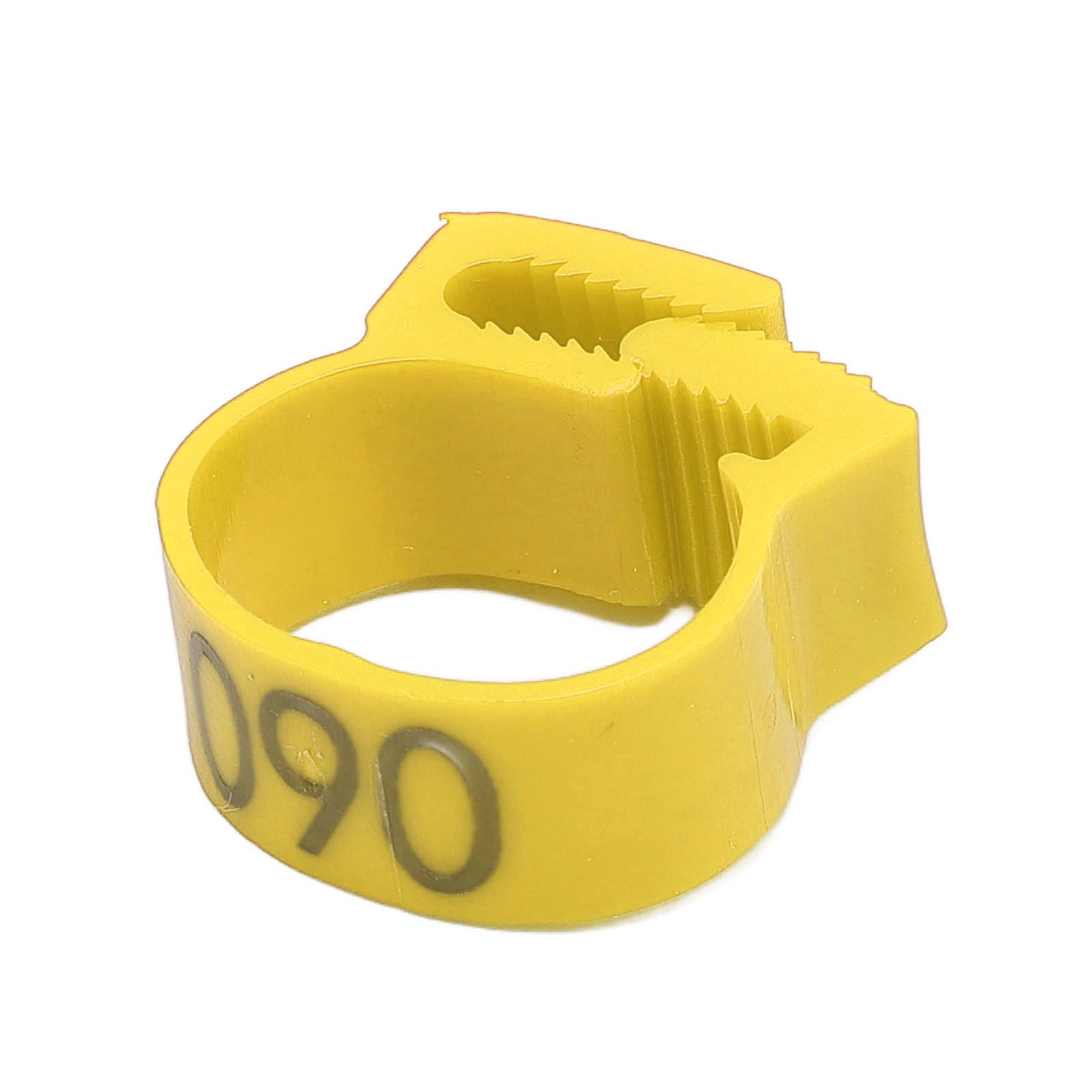 100PCS Chicken Leg Bands 20mm 001 to 100 Numbered Poultry Identification Leg view 7