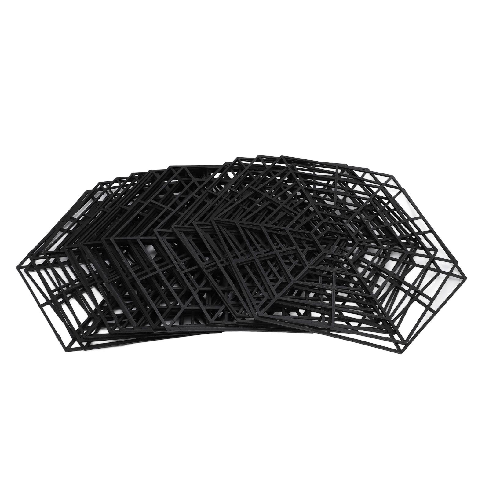20 Set Pond Fish Protector Net 6 Angle Plastic Floating Netting Supplies Avoid view 6
