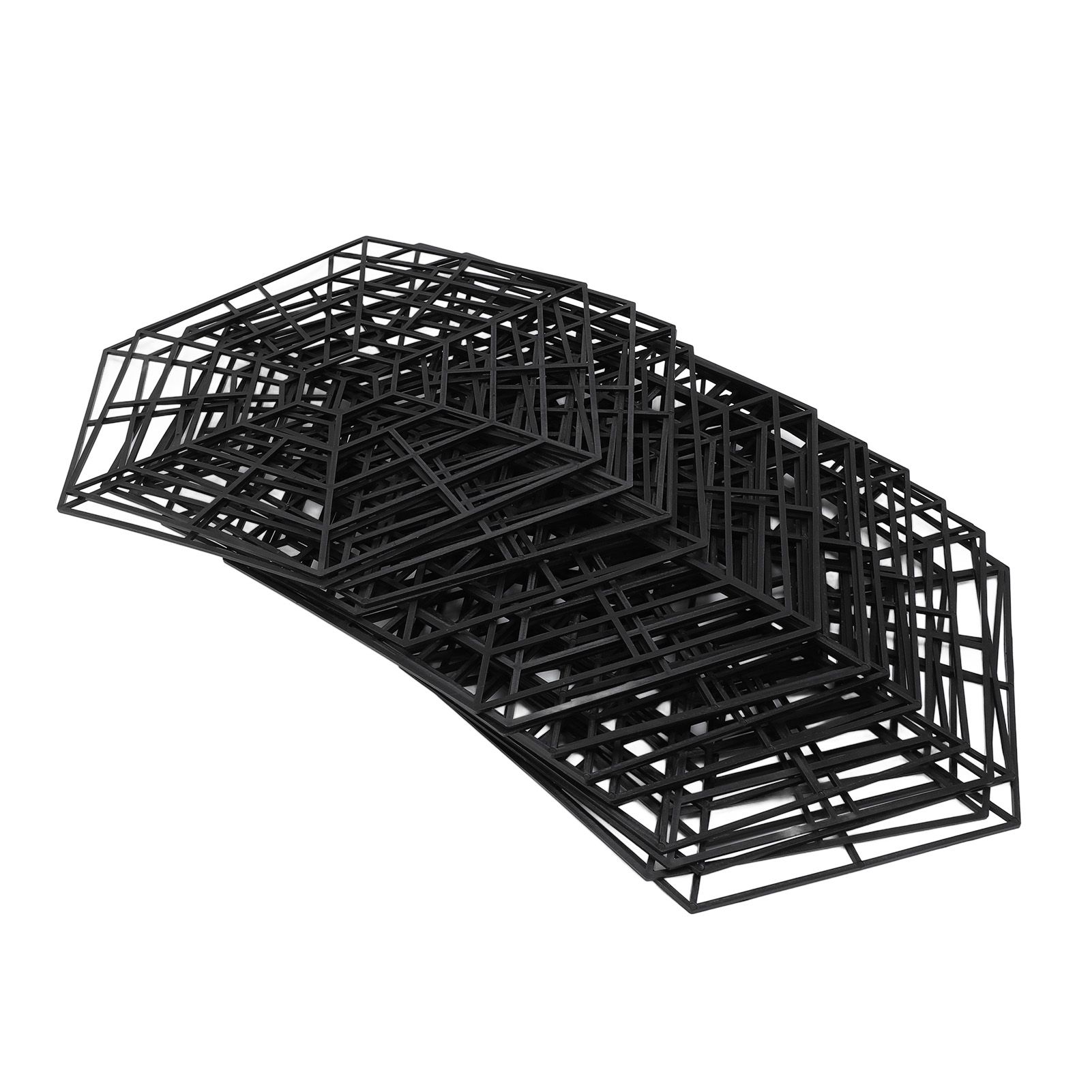 20 Set Pond Fish Protector Net 6 Angle Plastic Floating Netting Supplies Avoid view 8