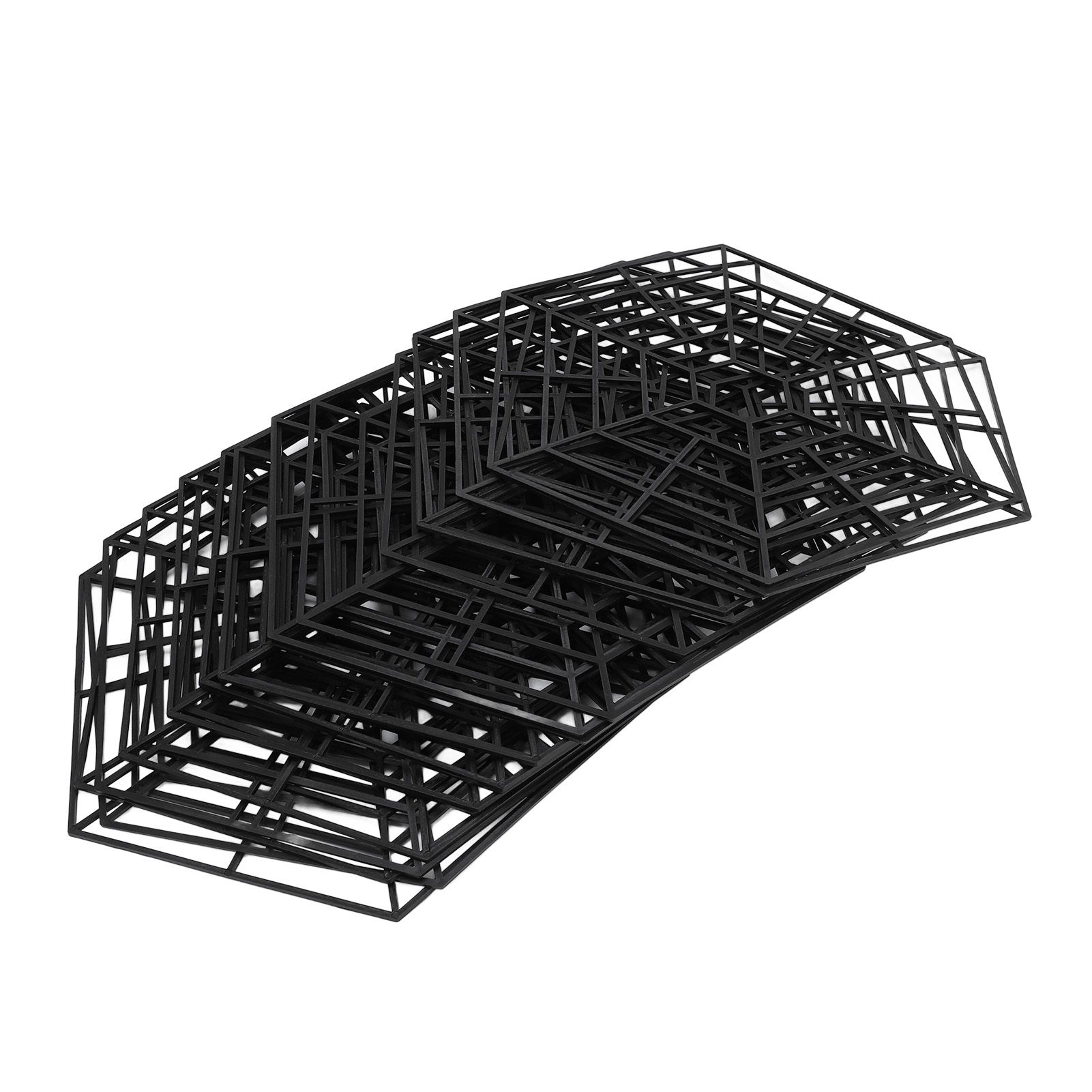 20 Set Pond Fish Protector Net 6 Angle Plastic Floating Netting Supplies Avoid view 9