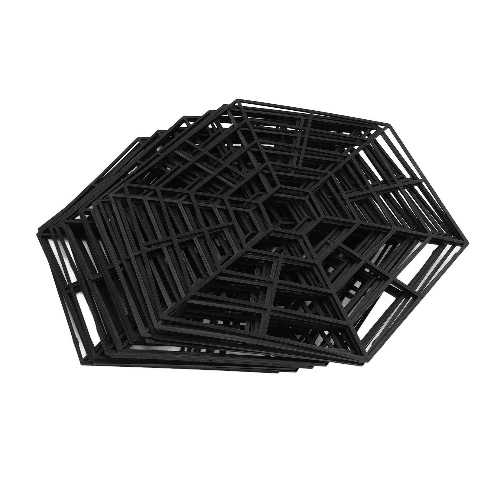 20 Set Pond Fish Protector Net 6 Angle Plastic Floating Netting Supplies Avoid view 10