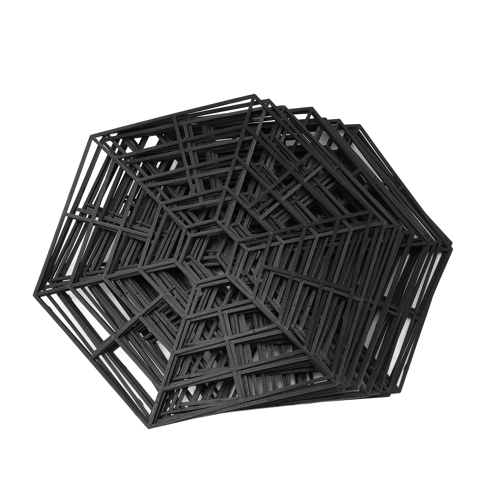 20 Set Pond Fish Protector Net 6 Angle Plastic Floating Netting Supplies Avoid view 11