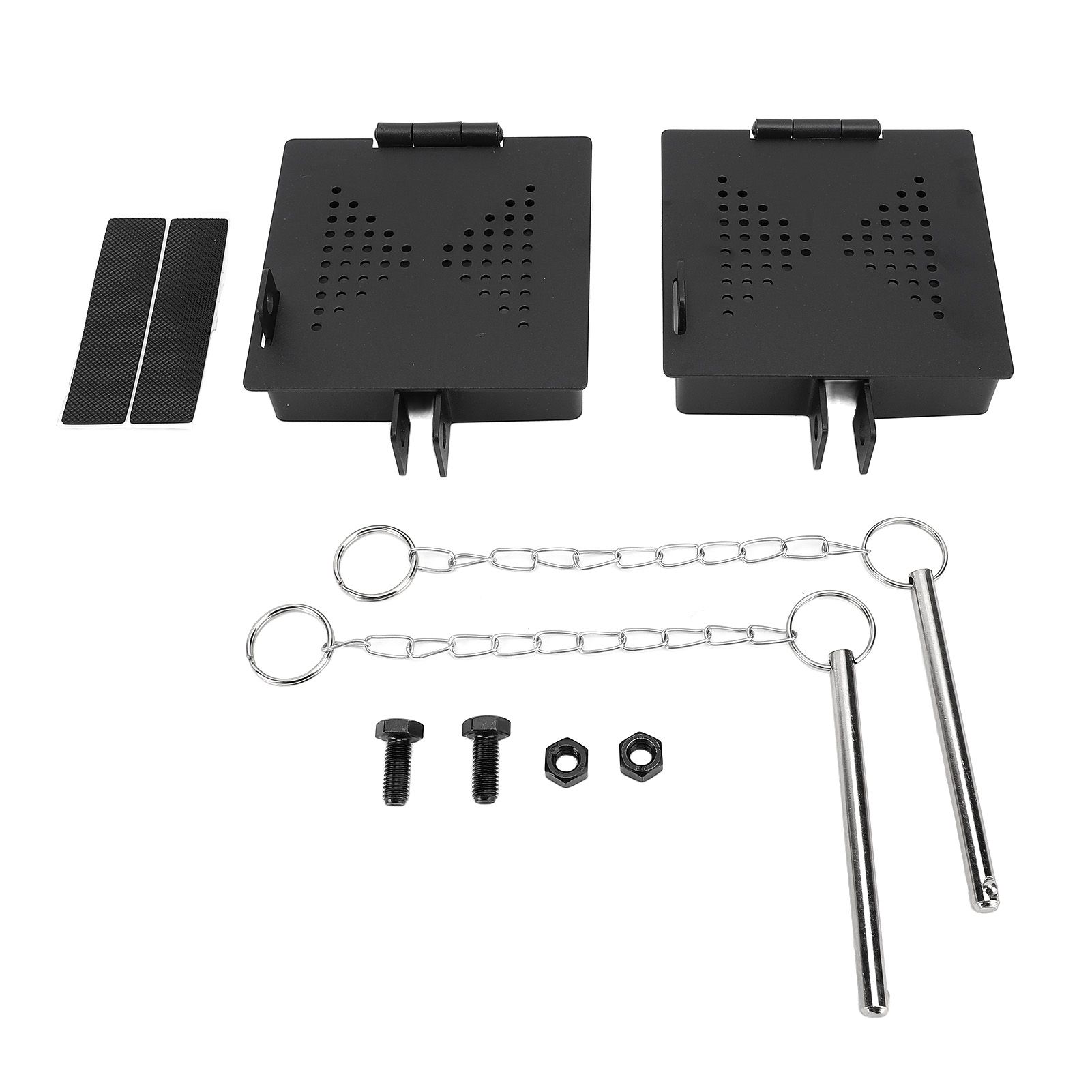 RV Bumper Cap with Vent Holes Prevent Sewer Hose From Falling Carbon Steel view 3