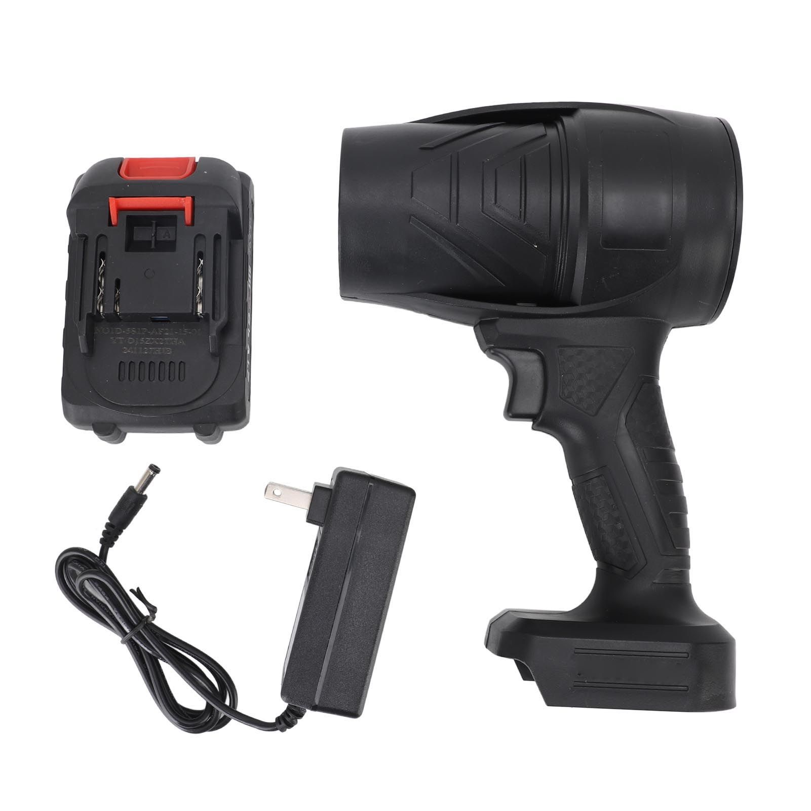 Electric Air Duster Cordless Handheld Turbo Fan Air Blower with 21V Li Ion view 3