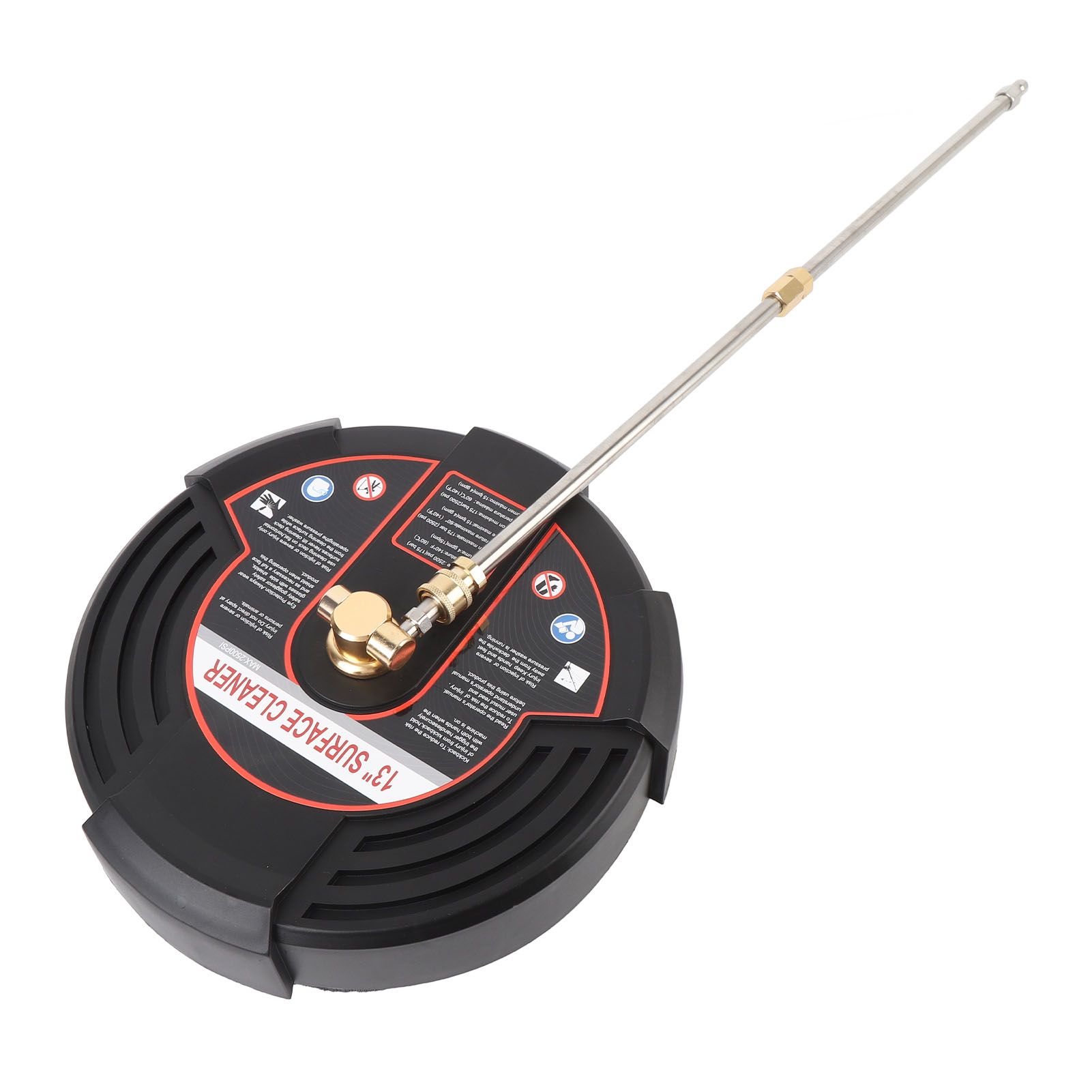 13 Inch Pressure Washer Surface Cleaner 2500PSI Stainless Steel Surface