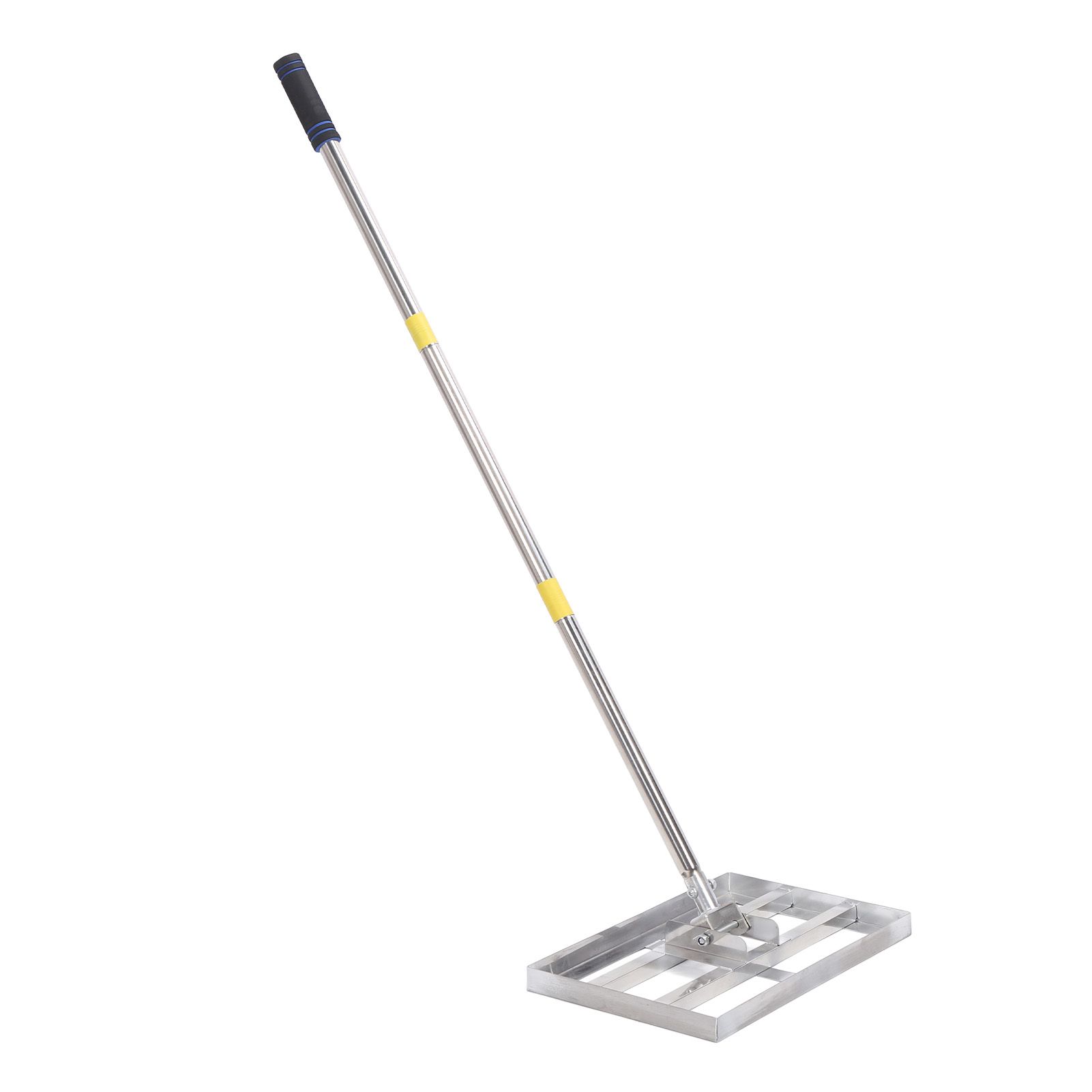 Lawn Leveling Rake Stainless Steel Adjustable Handle Lawn Leveler Tool for view 4