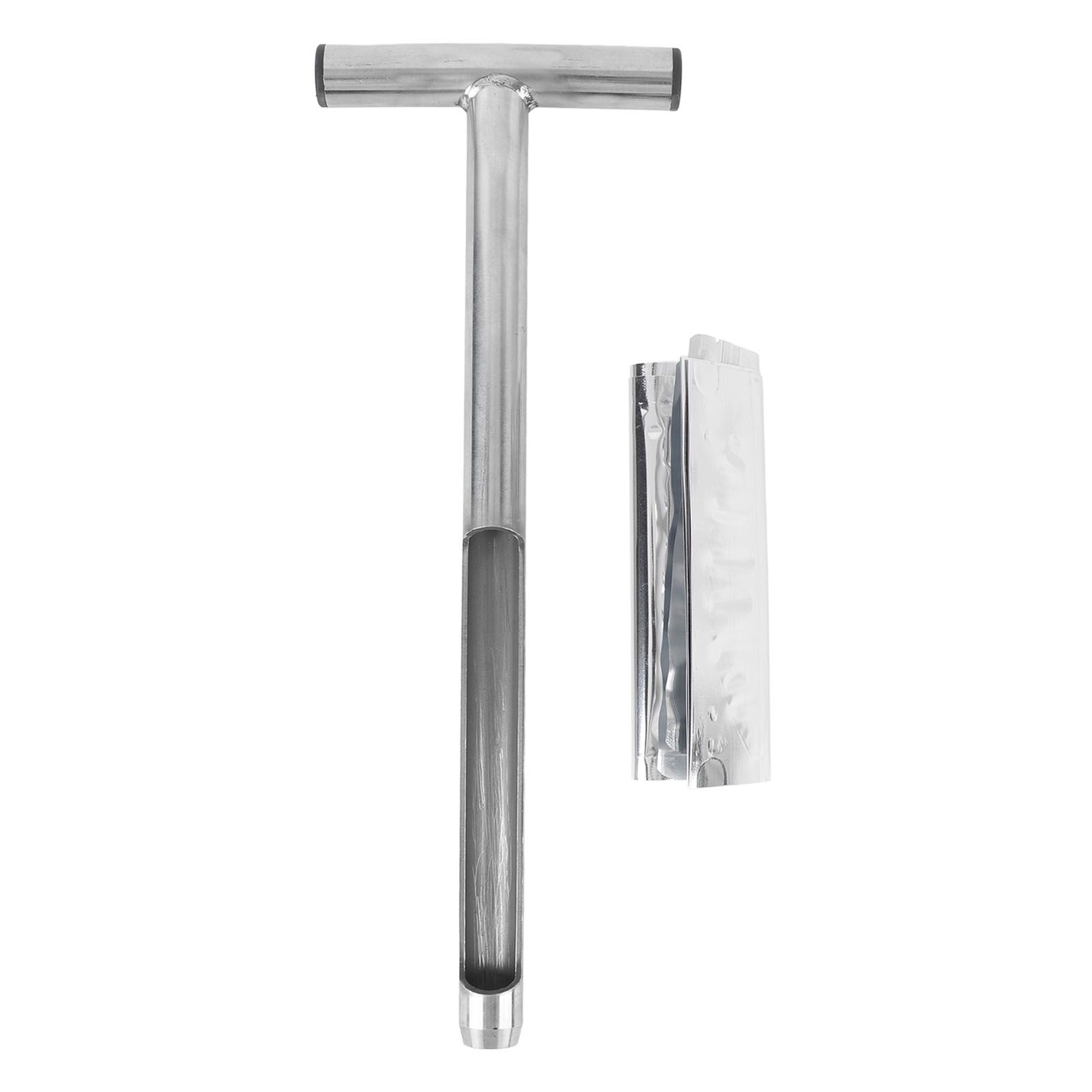 Soil Sampler with 2 Sampling Bags Reusable Stainless Steel T Handle Soil Probe view 3