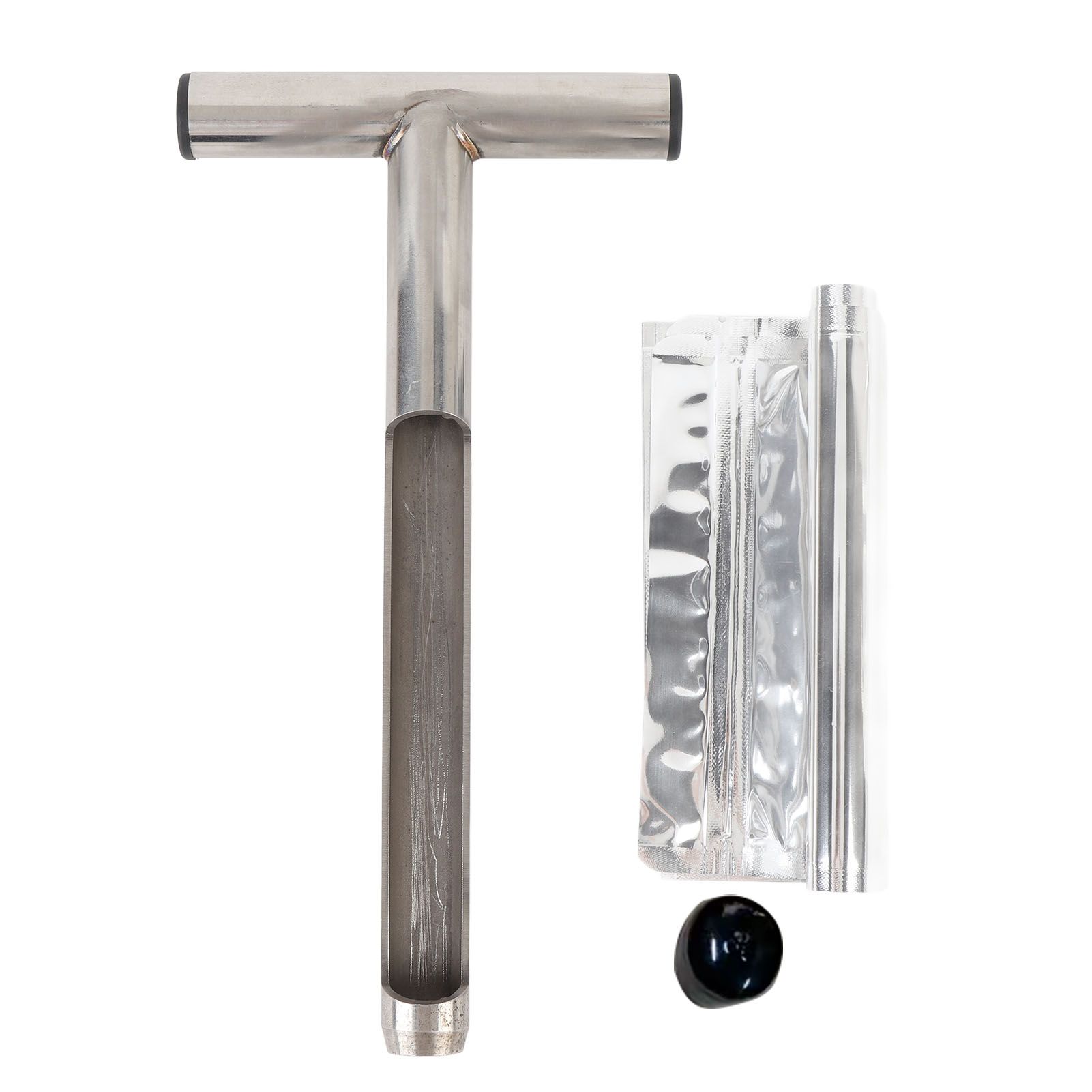 Soil Sampler Probe with T Handle Stainless Steel Soil Probe Rod Soil Test Set view 3