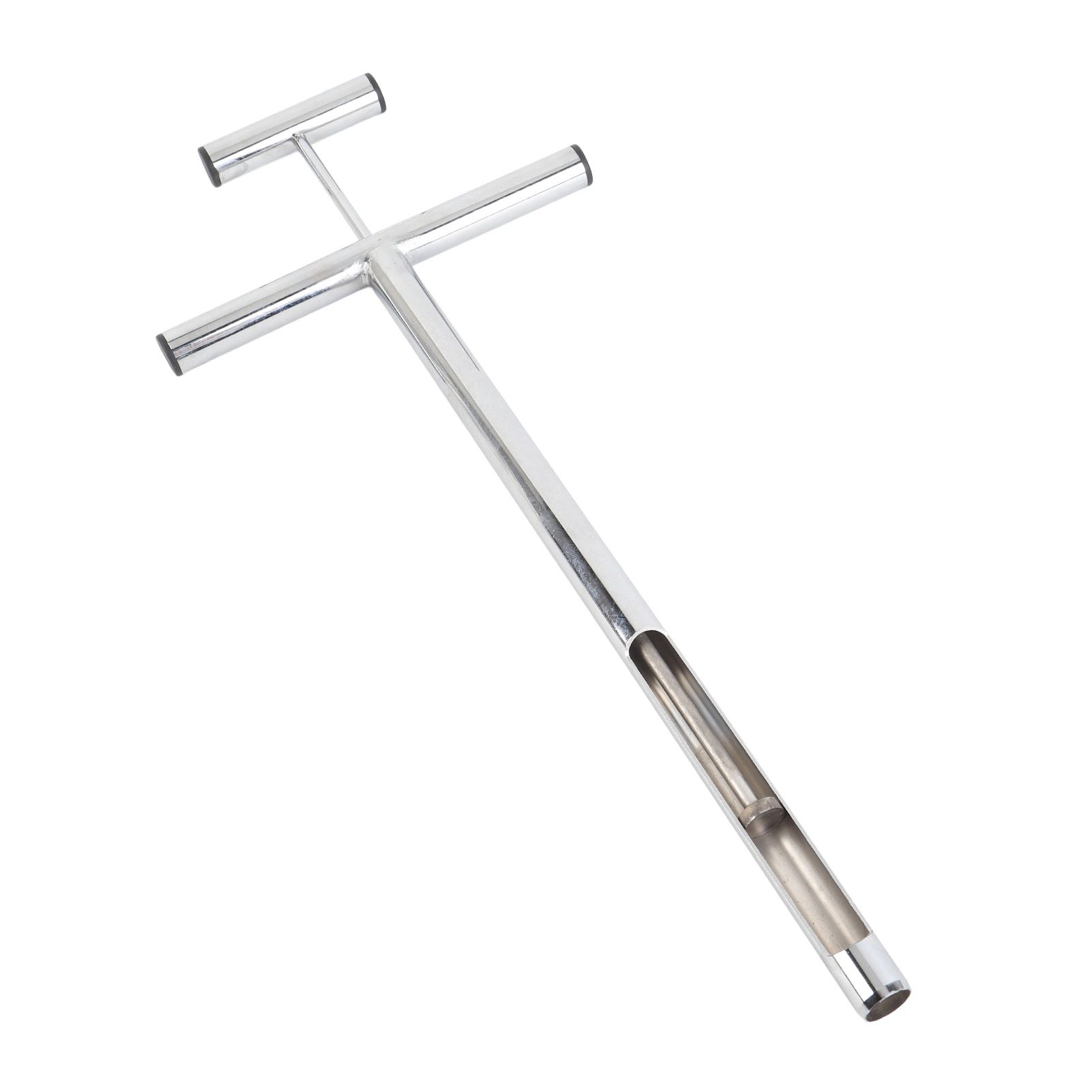 Soil Sample Probe with Ejector Tubular Stainless Steel Rod T Shaped Handle for view 6