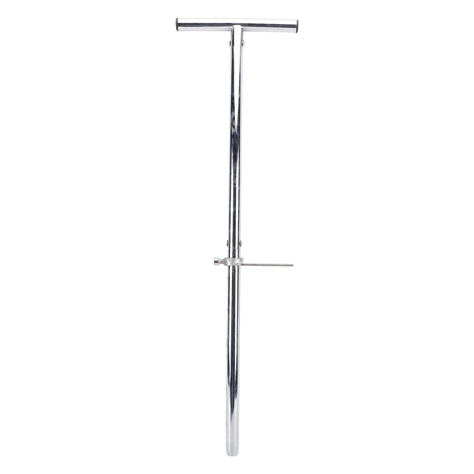 Soil Sampler with Foot Pedal T Shape Handle Stainless Steel Soil Probe Test