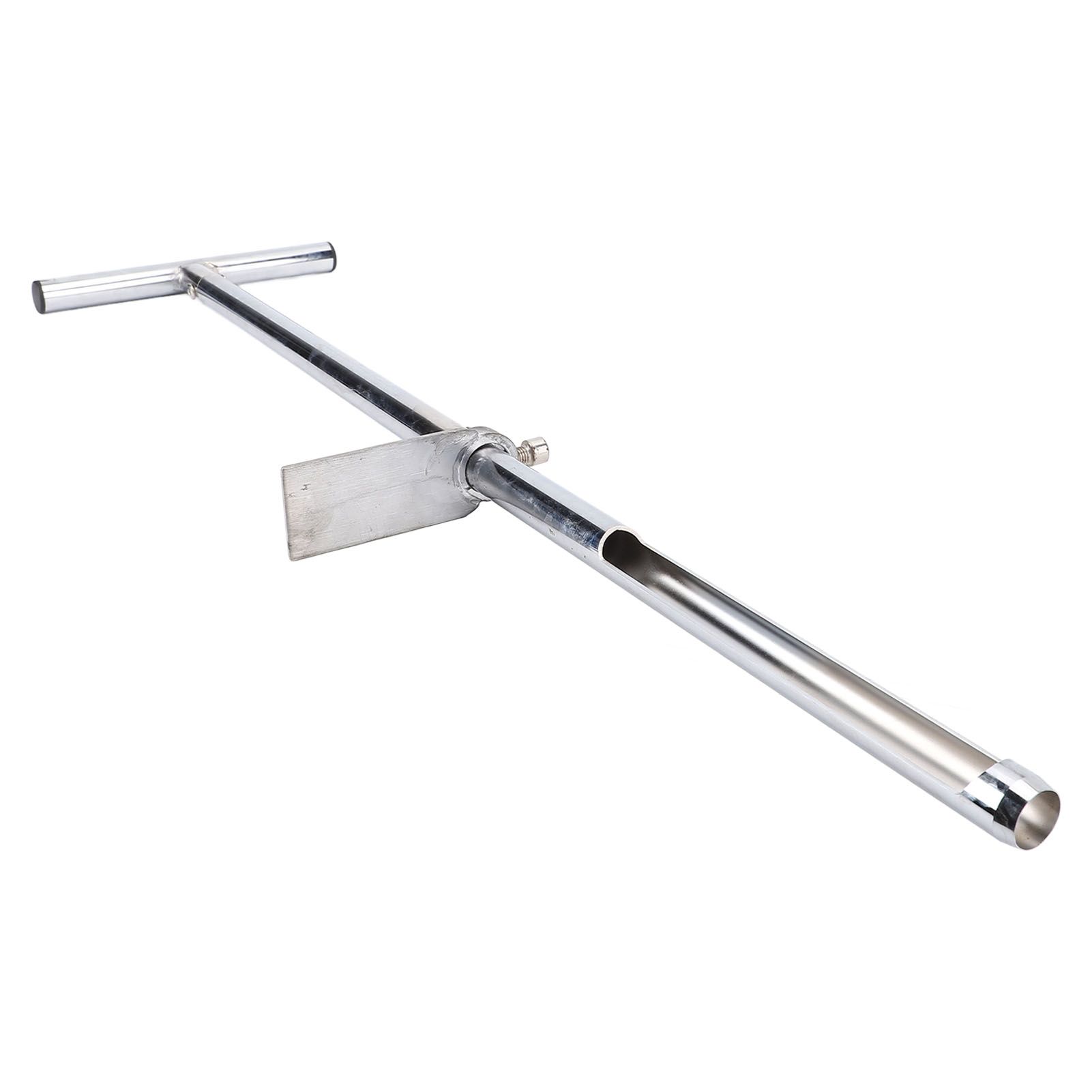 Soil Sampler with Foot Pedal T Shape Handle Stainless Steel Soil Probe Test view 6