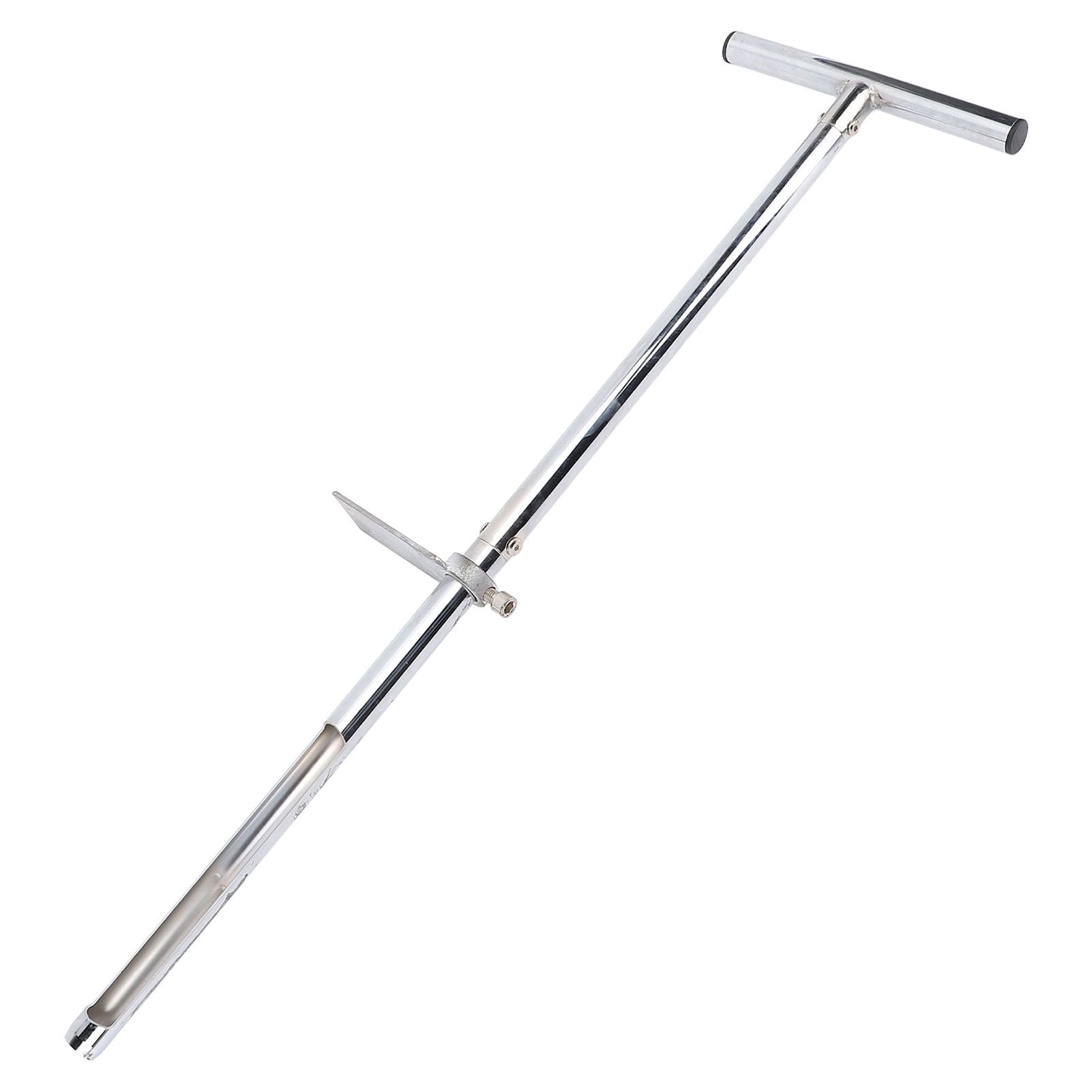 Soil Sampler with Foot Pedal T Shape Handle Stainless Steel Soil Probe Test view 9