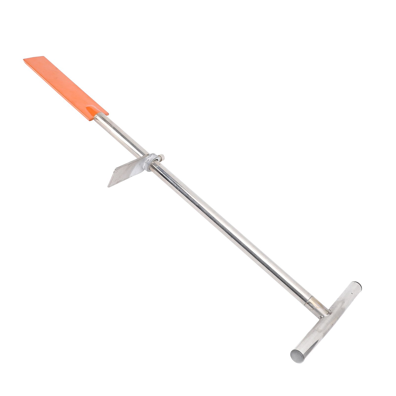 Dibble Bar Planting Tool with Foot Pedal Stainless Steel T Handle Spade Shovel view 4