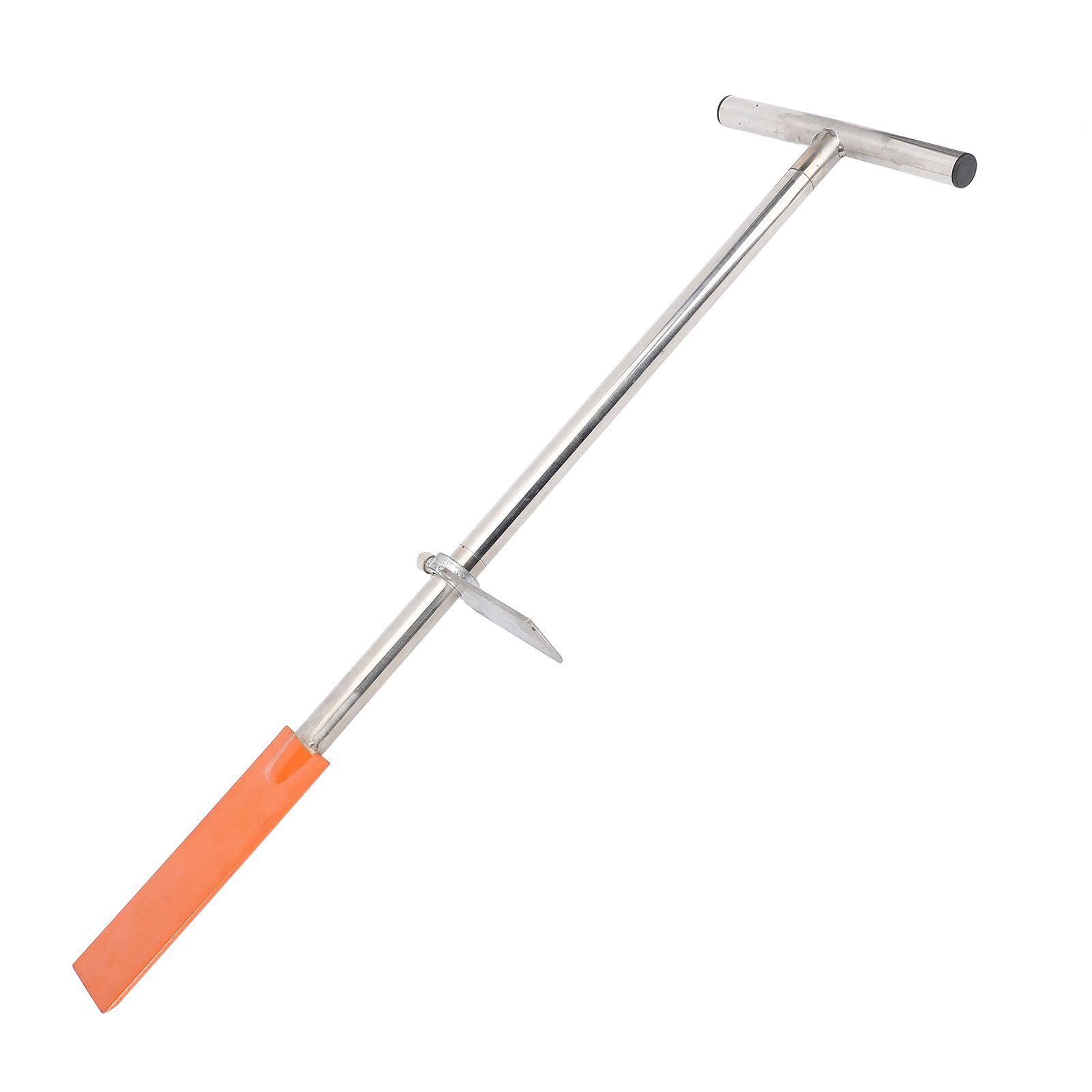 Dibble Bar Planting Tool with Foot Pedal Stainless Steel T Handle Spade Shovel view 8