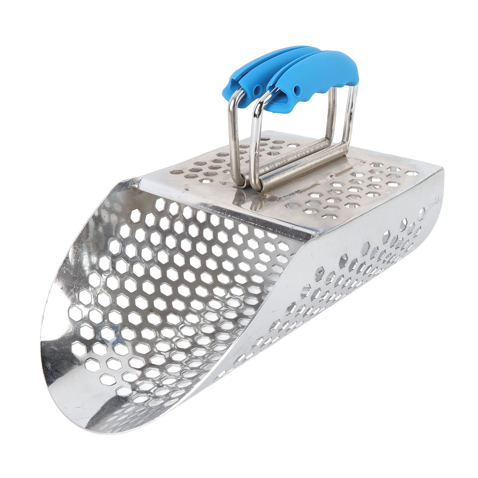 Metal Detecting Sand Scoop Foldable Handle Stainless Steel Sand Sifter Shovel view 3