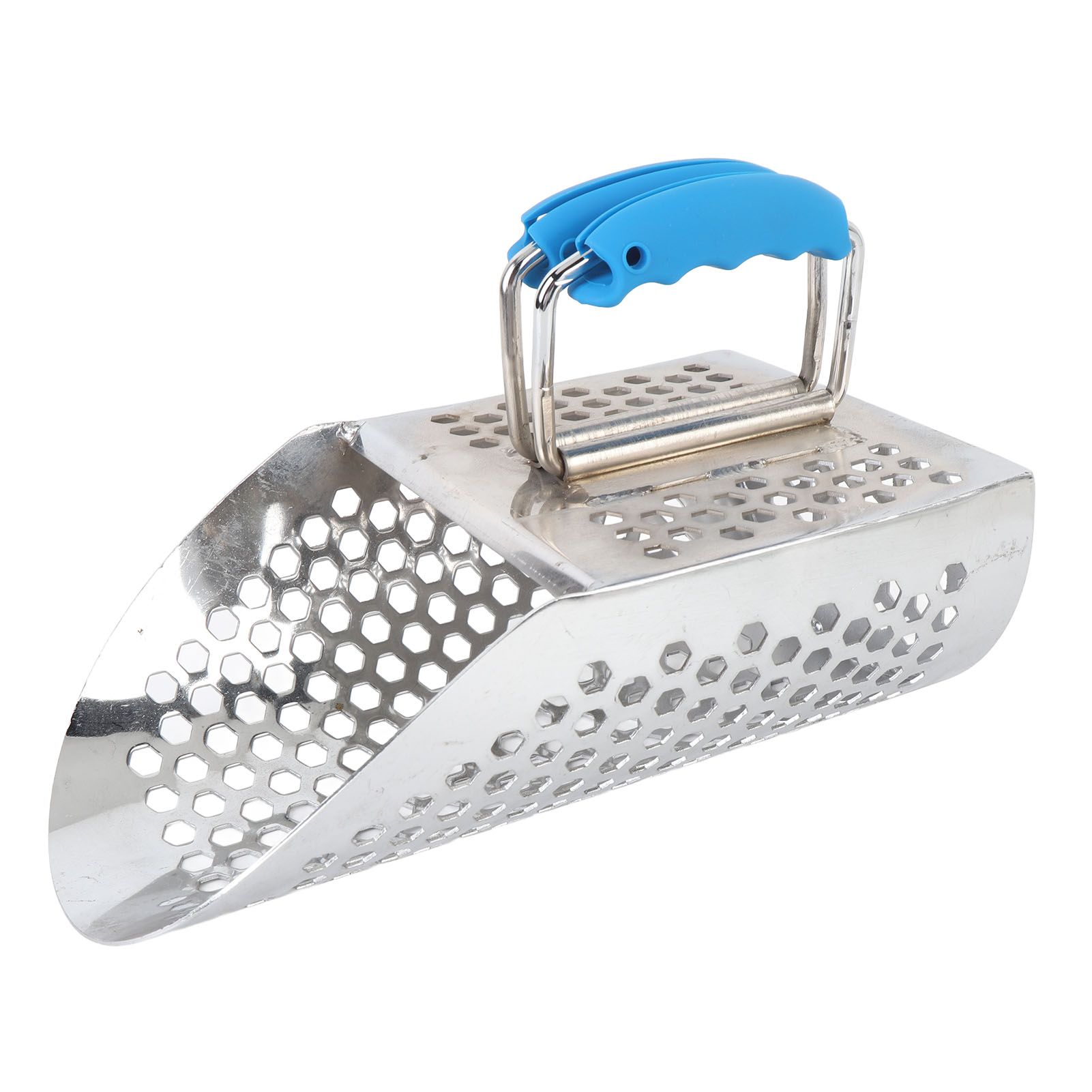 Metal Detecting Sand Scoop Foldable Handle Stainless Steel Sand Sifter Shovel view 12