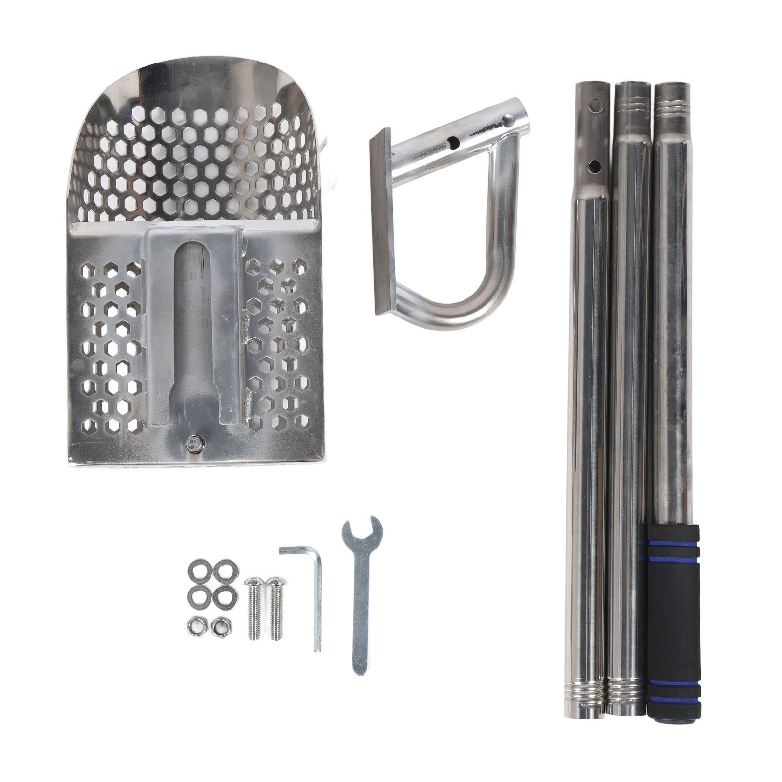 Metal Detector Sand Shovel Detachable Handle Stainless Steel Fast Sifting view 3