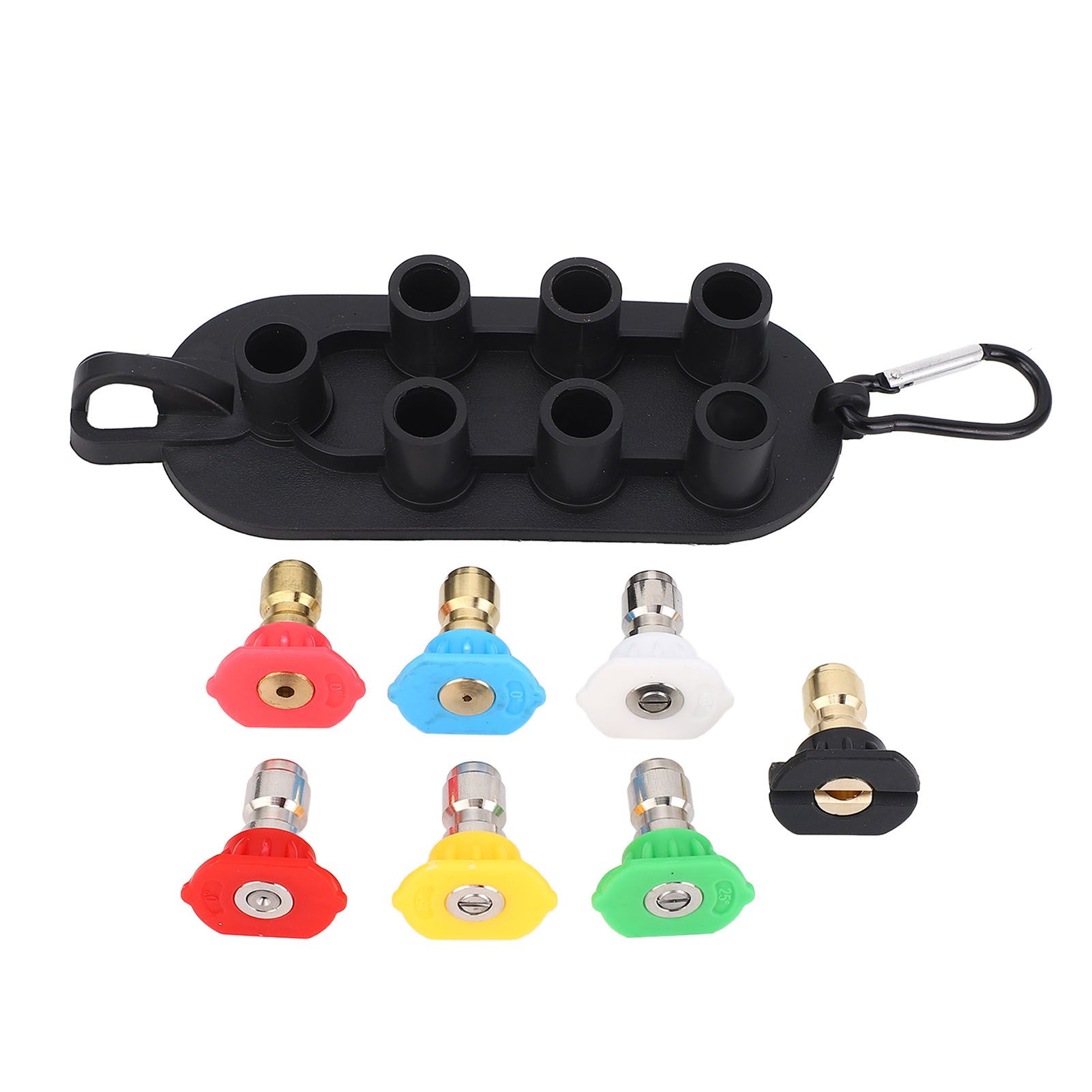 7PCS Pressure Washer Nozzle Tip Set 4000PSI 1/4 Inch Quick Connector Pressure view 2