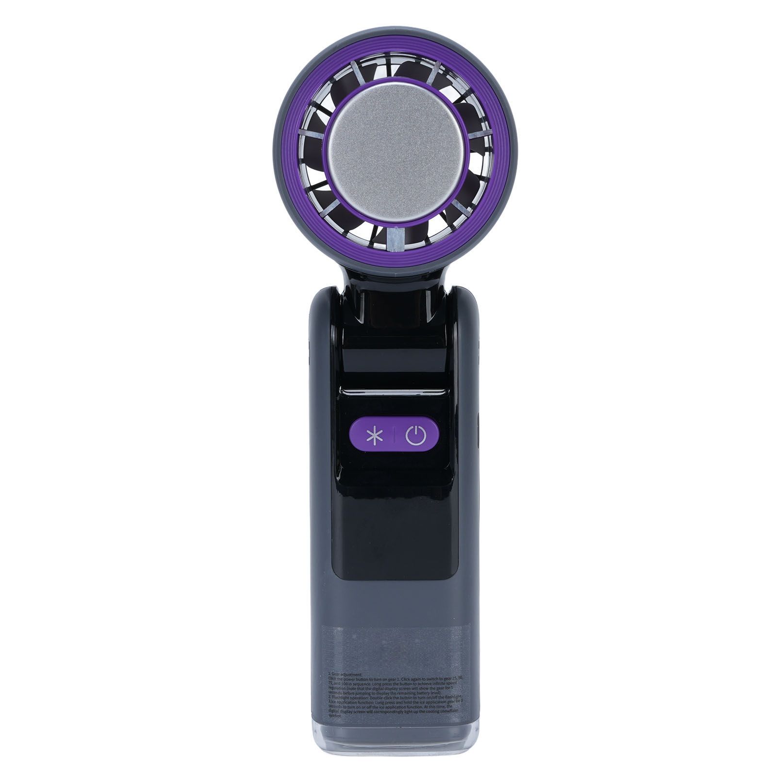 Handheld Cooling Fan with LED Display High Speed Brushless USB Rechargeable