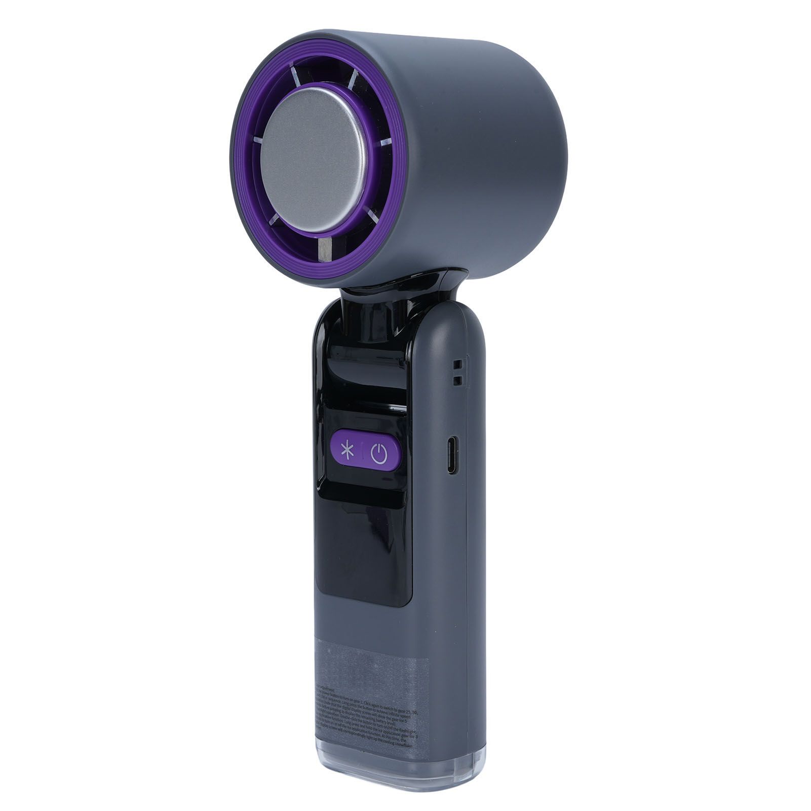 Handheld Cooling Fan with LED Display High Speed Brushless USB Rechargeable view 4