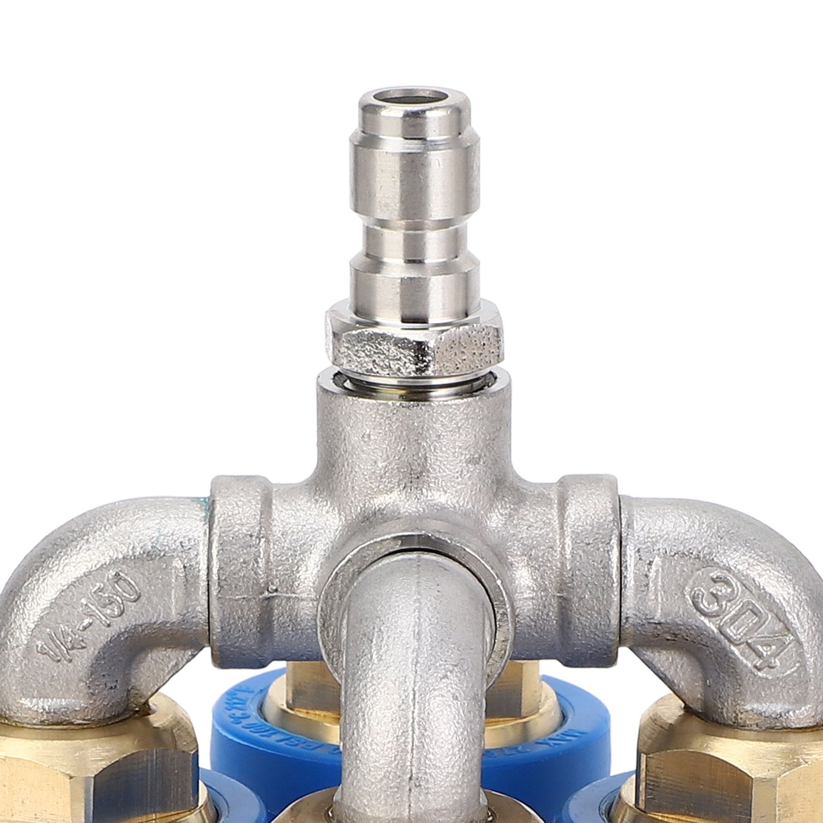 4 in 1 Pressure Washer Nozzle Blue 360° Rotating 4000psi 1/4 Inch Quick view 2