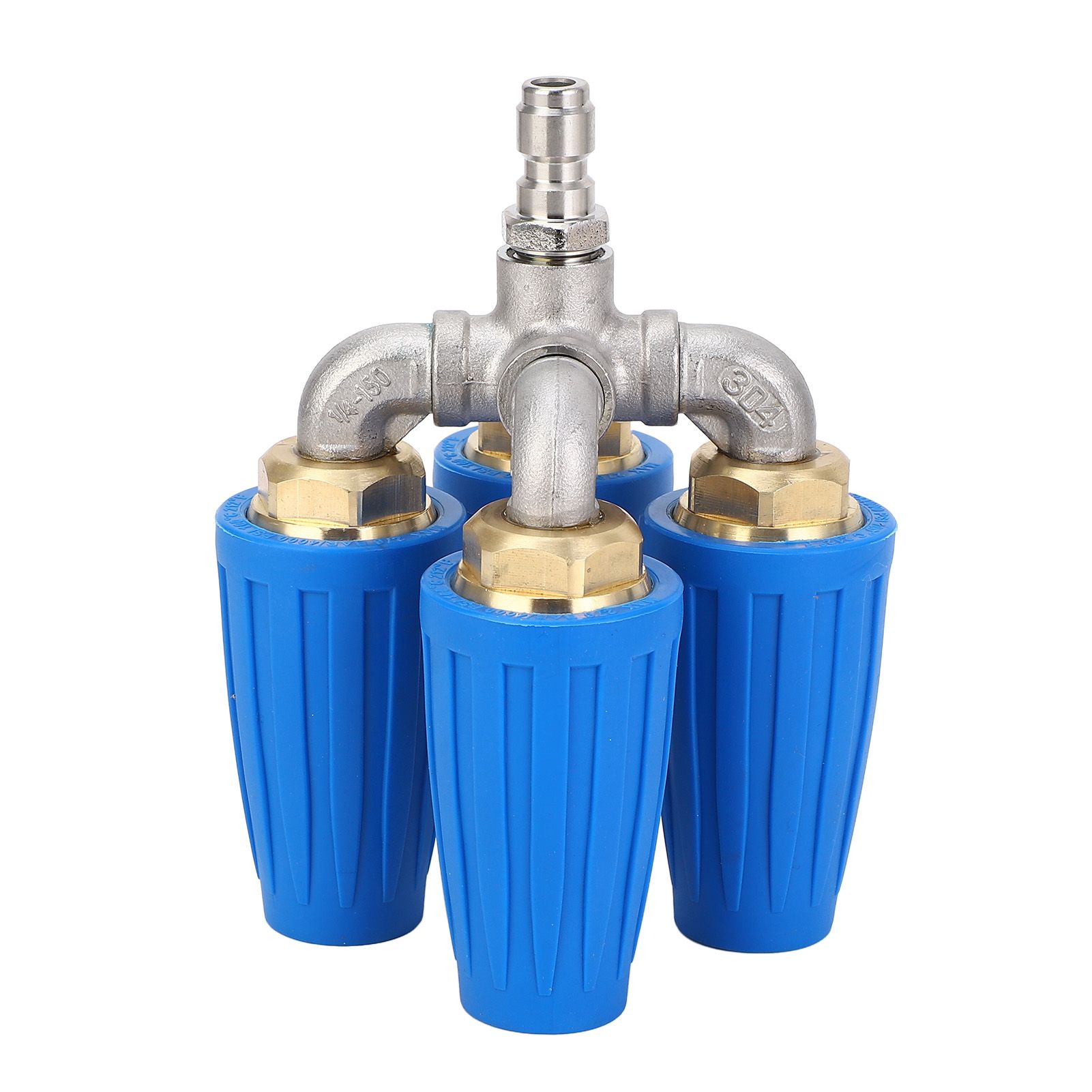 4 in 1 Pressure Washer Nozzle Blue 360° Rotating 4000psi 1/4 Inch Quick view 3