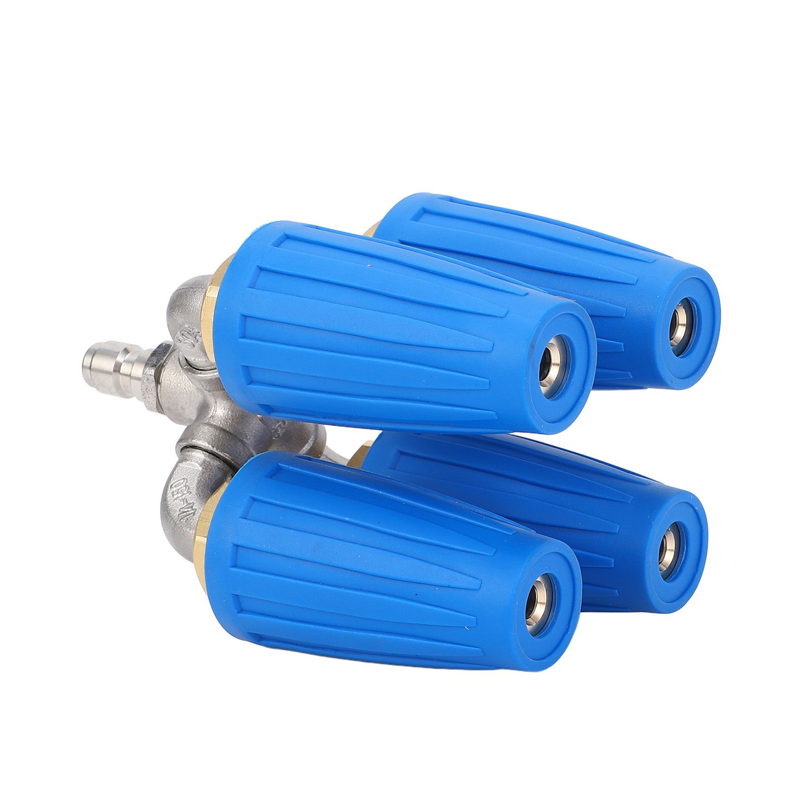 4 in 1 Pressure Washer Nozzle Blue 360° Rotating 4000psi 1/4 Inch Quick view 4