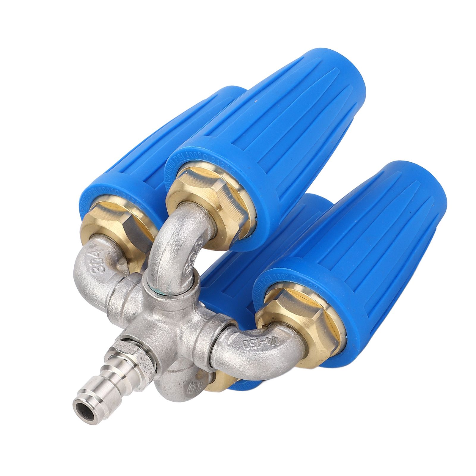 4 in 1 Pressure Washer Nozzle Blue 360° Rotating 4000psi 1/4 Inch Quick view 8