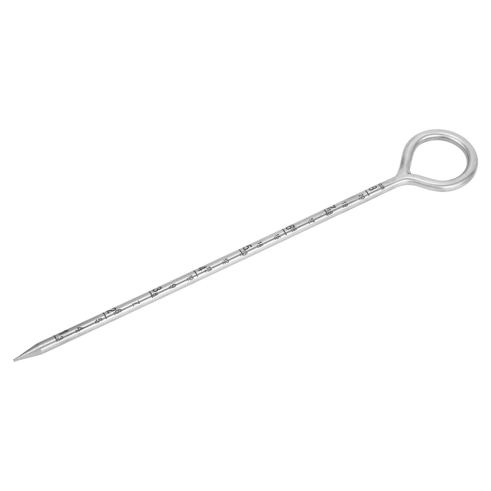 10 Inches Soil Sampler Probe Circular Handle Easy to Use Portable Stainless