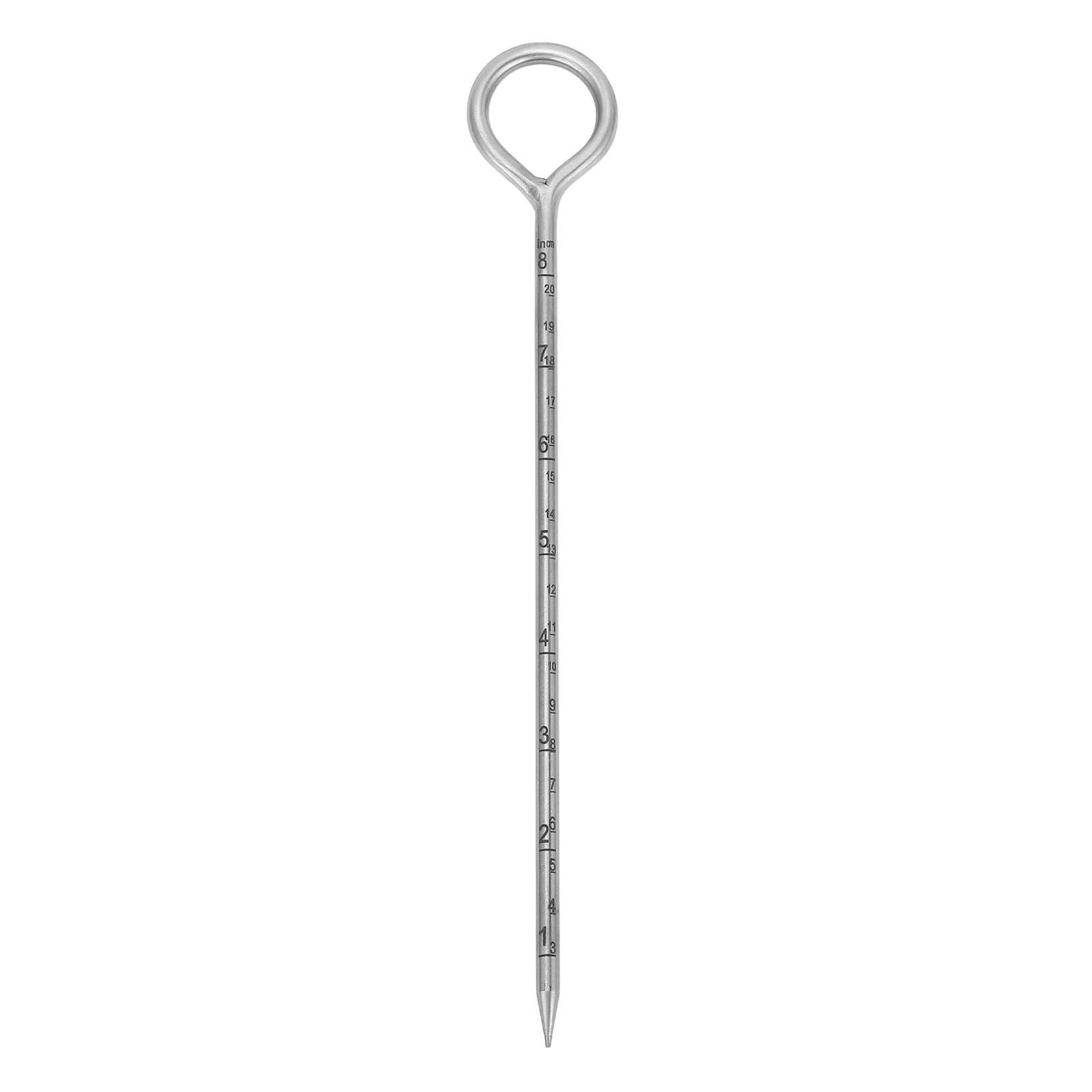 10 Inches Soil Sampler Probe Circular Handle Easy to Use Portable Stainless view 3
