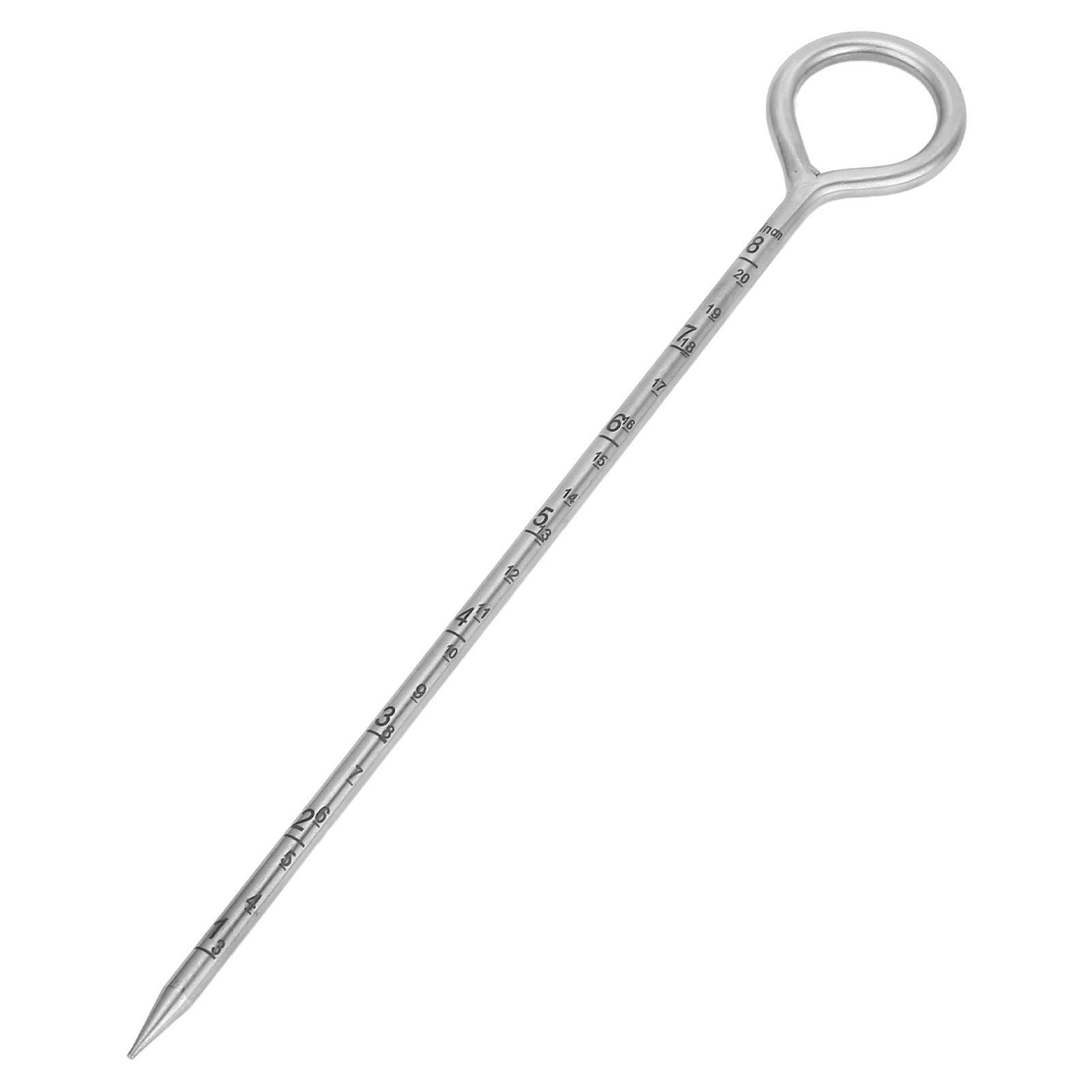 10 Inches Soil Sampler Probe Circular Handle Easy to Use Portable Stainless view 4