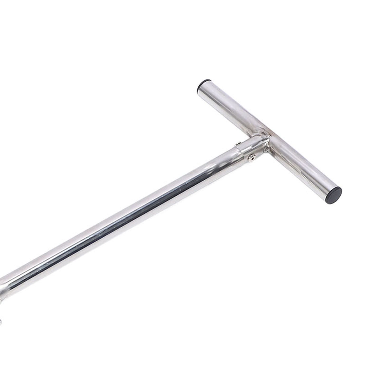 Soil Sampler Probe Stainless Steel Soil Probe with Foot Pedal Ergonomic T view 2