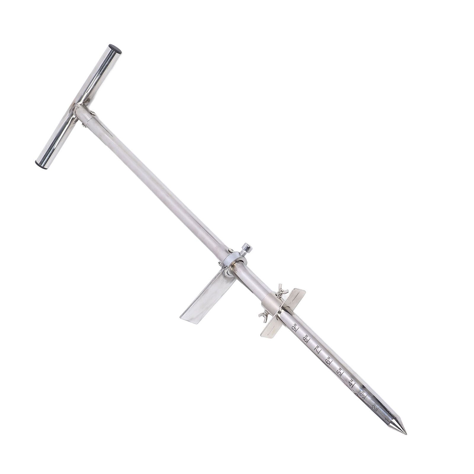 Soil Sampler Probe Stainless Steel Soil Probe with Foot Pedal Ergonomic T view 4