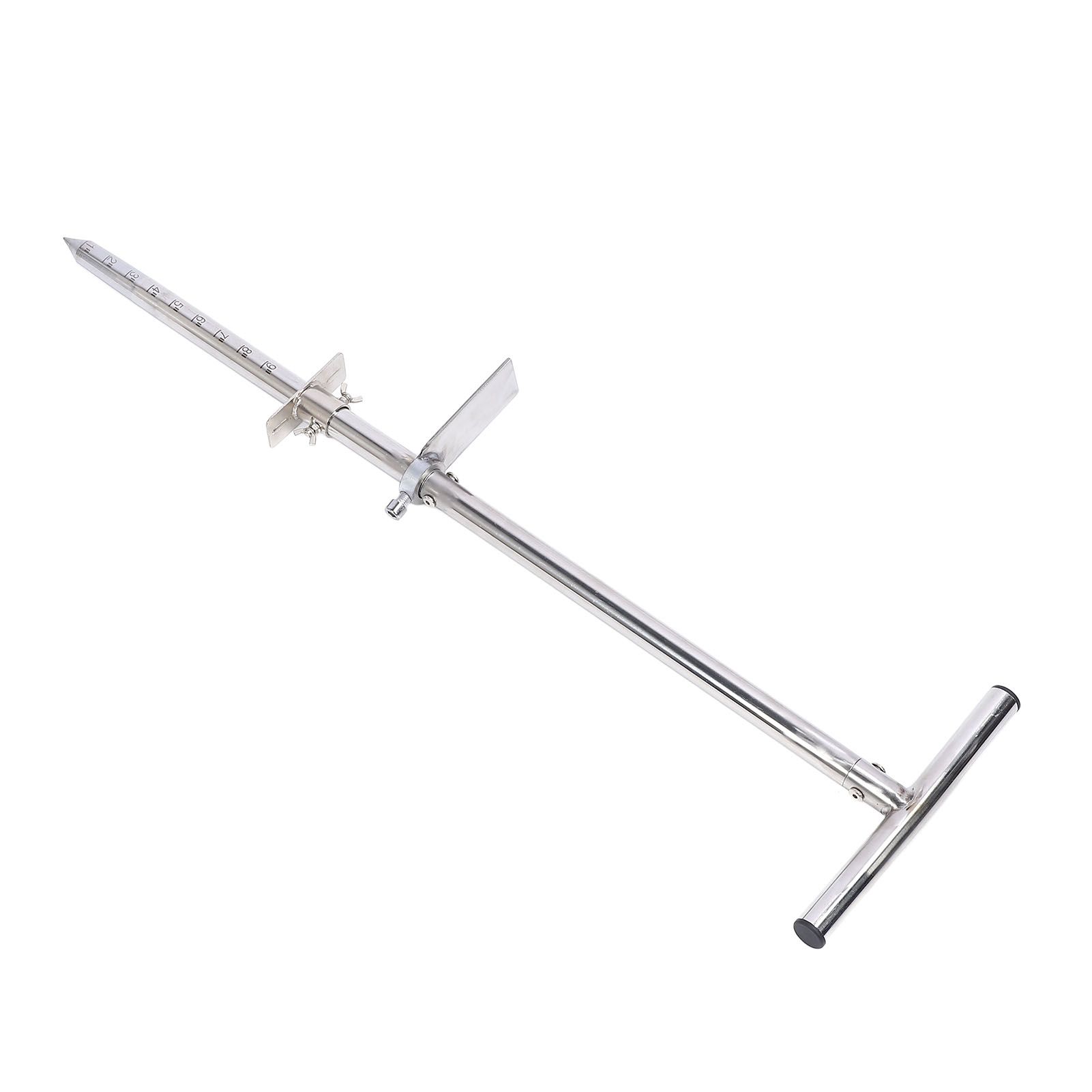 Soil Sampler Probe Stainless Steel Soil Probe with Foot Pedal Ergonomic T view 11