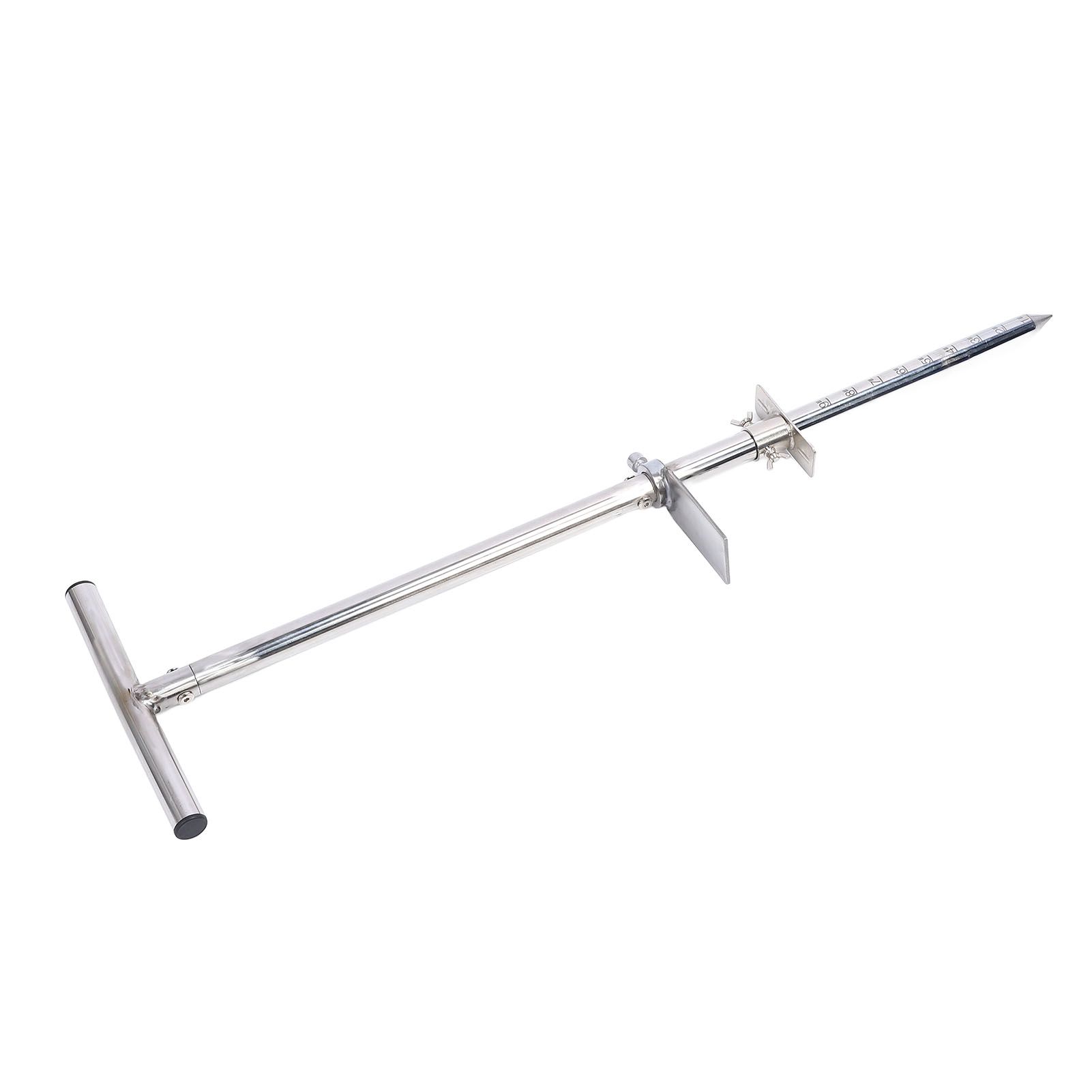 Soil Sampler Probe Stainless Steel Soil Probe with Foot Pedal Ergonomic T view 12