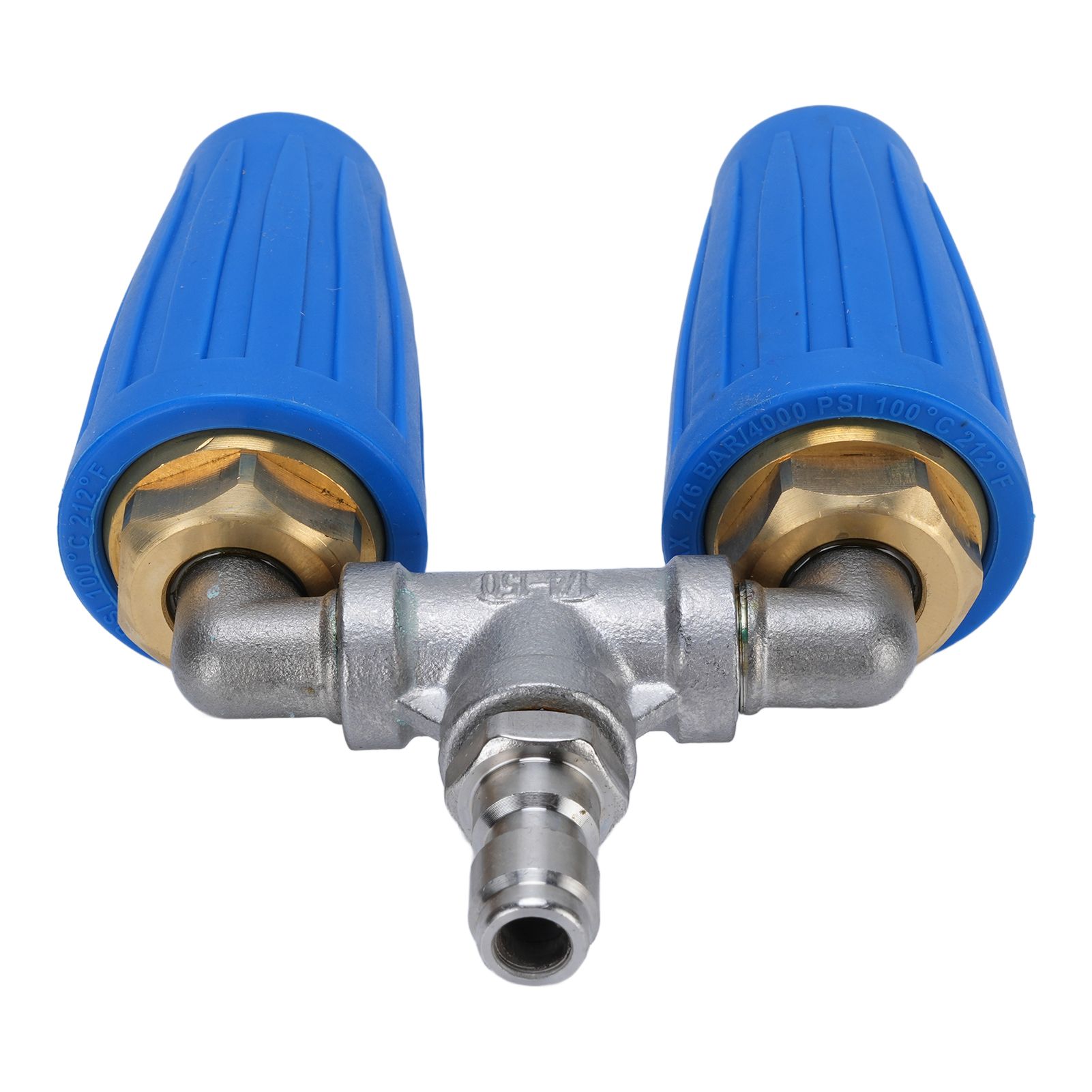 Double Heads Rotating Nozzle 4000psi High Pressure Washer Turbine Nozzle with view 10