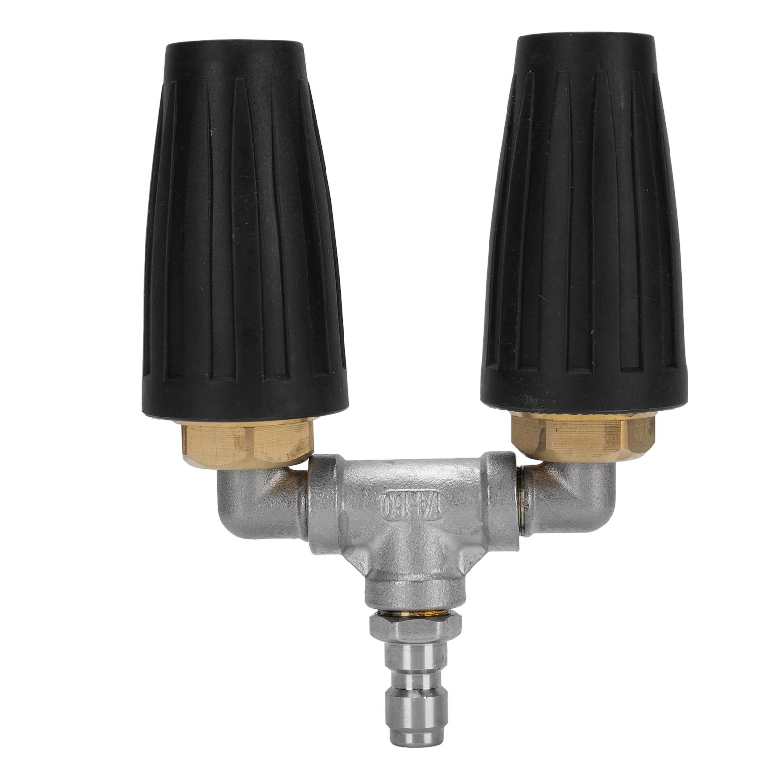 Double Heads Rotating Nozzle 4000psi High Pressure Washer Turbine Nozzle with view 3