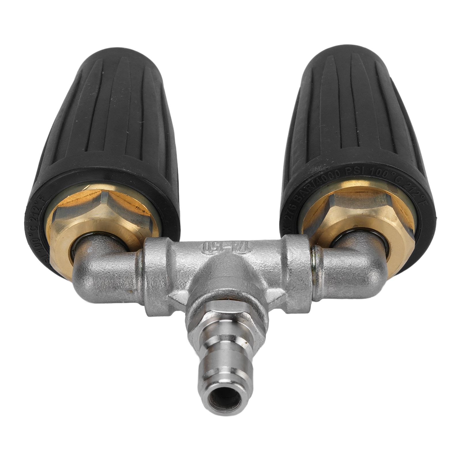 Double Heads Rotating Nozzle 4000psi High Pressure Washer Turbine Nozzle with view 10